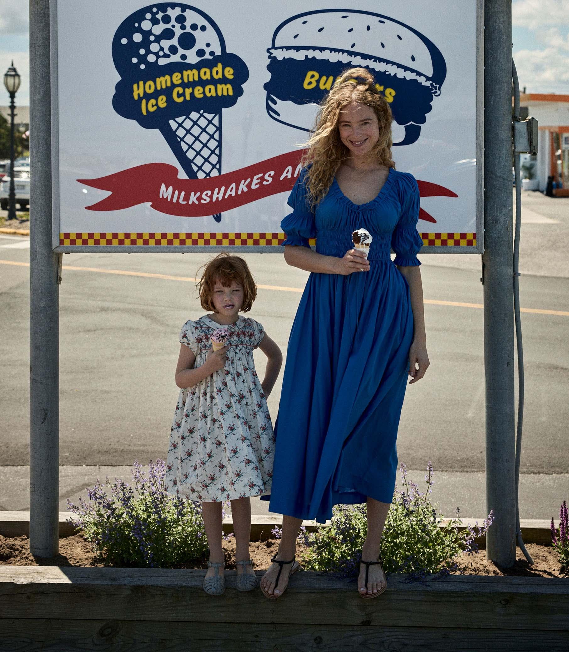 ISCHIA DRESS -- CORFU BLUE Product Image