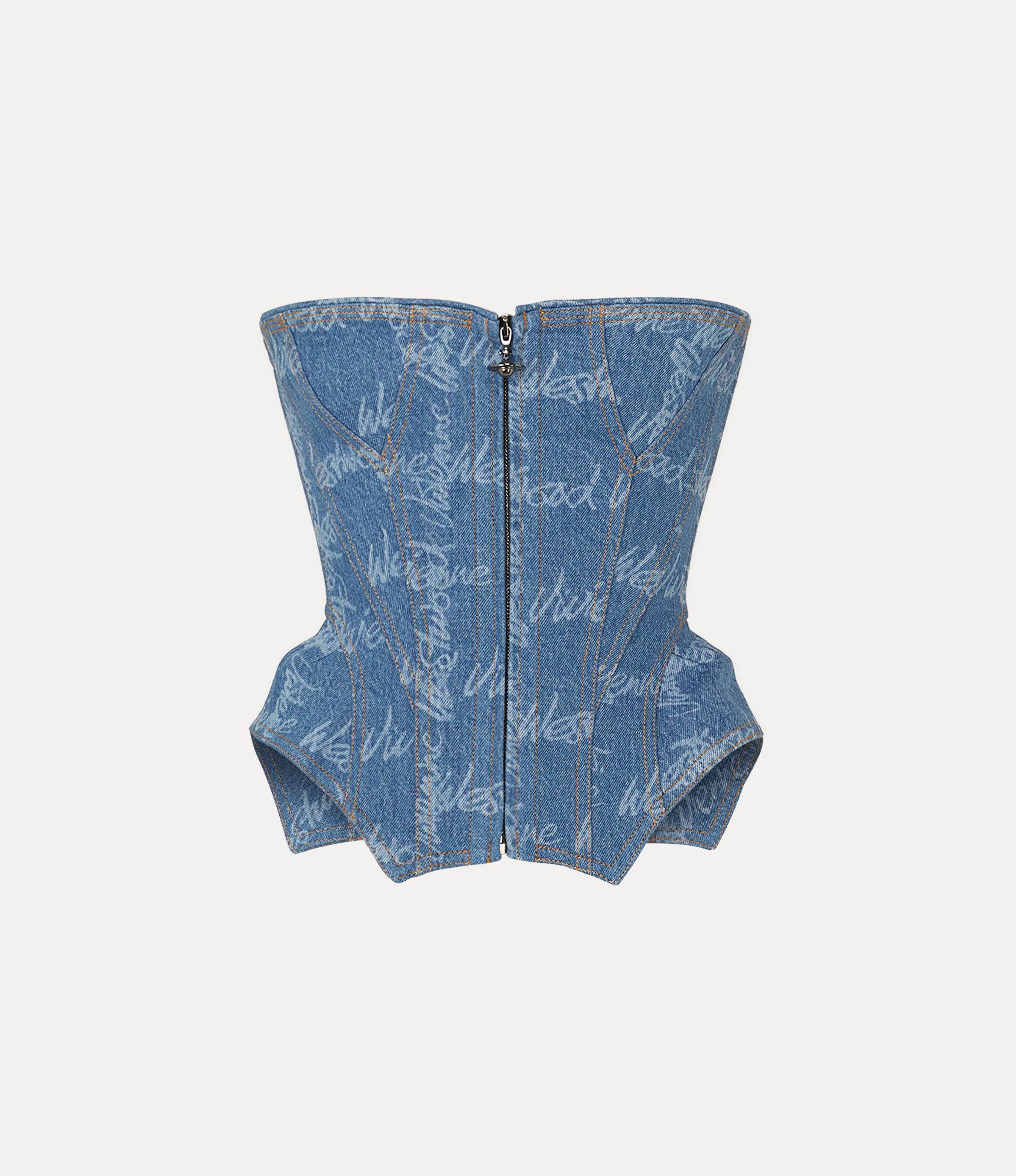 Denim Cobrax Corset Product Image