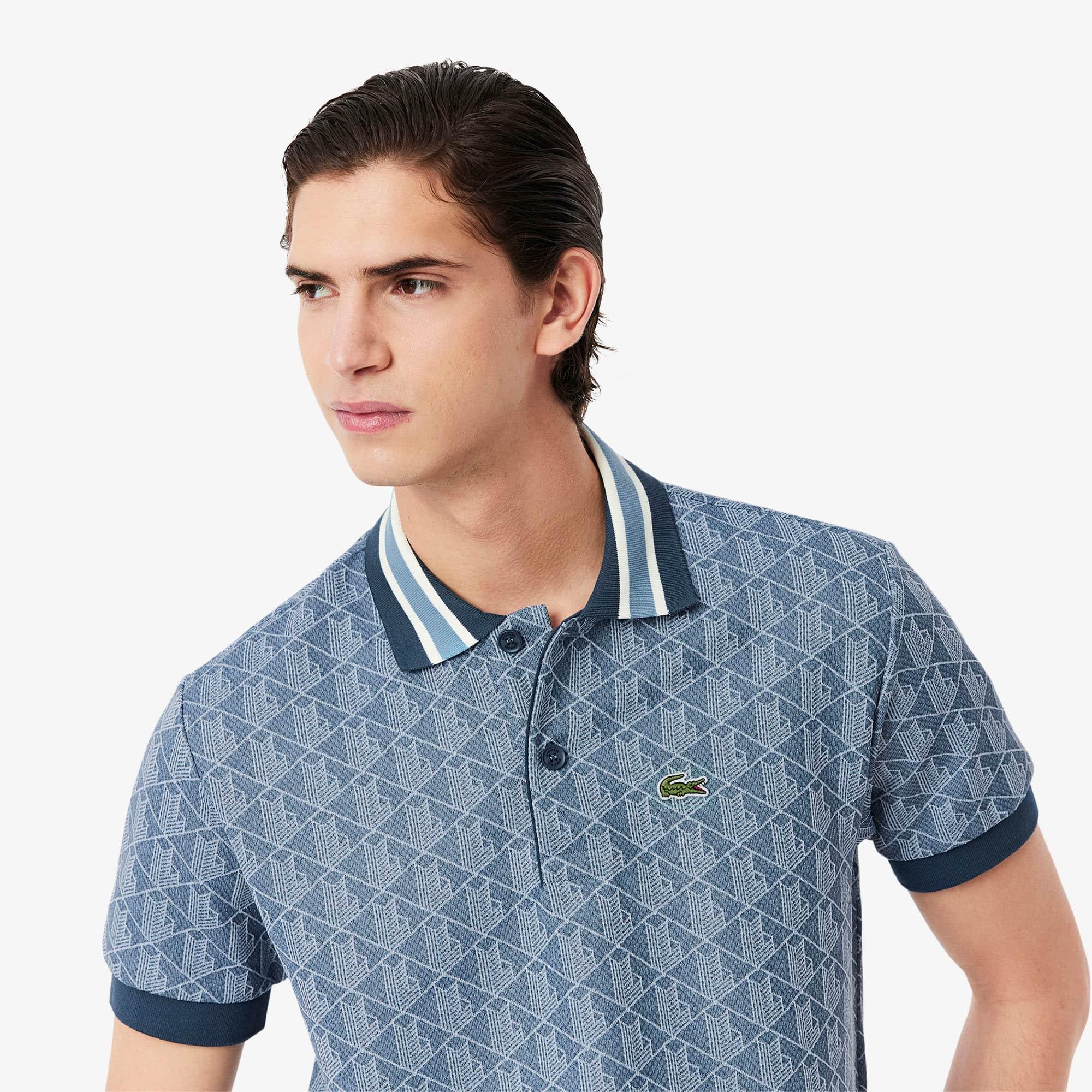 Men's Classic Fit Monogram Polo Product Image