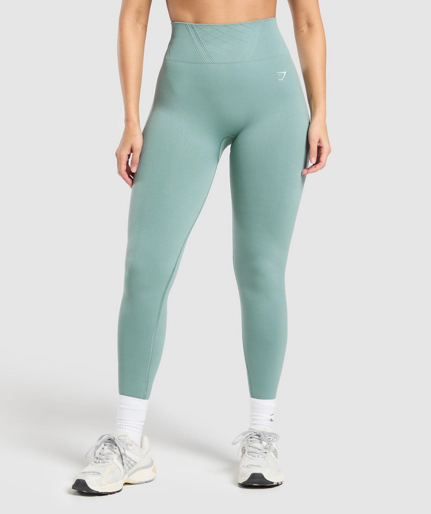 Gymshark Corset Seamless Leggings - Celeste Blue Female Product Image
