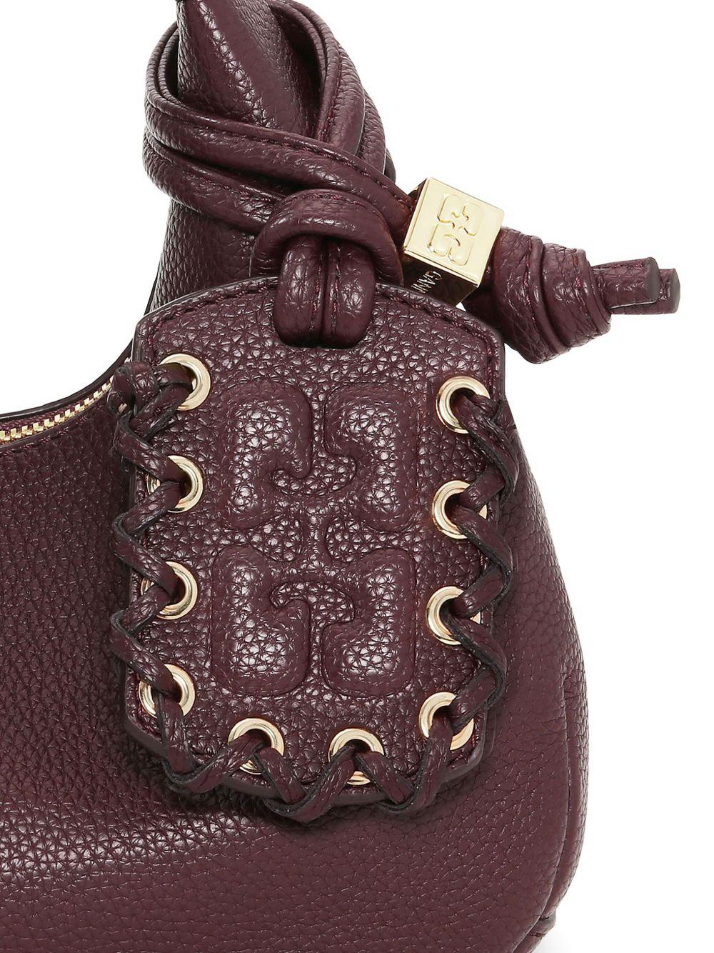 mini textured leather tote bag Product Image