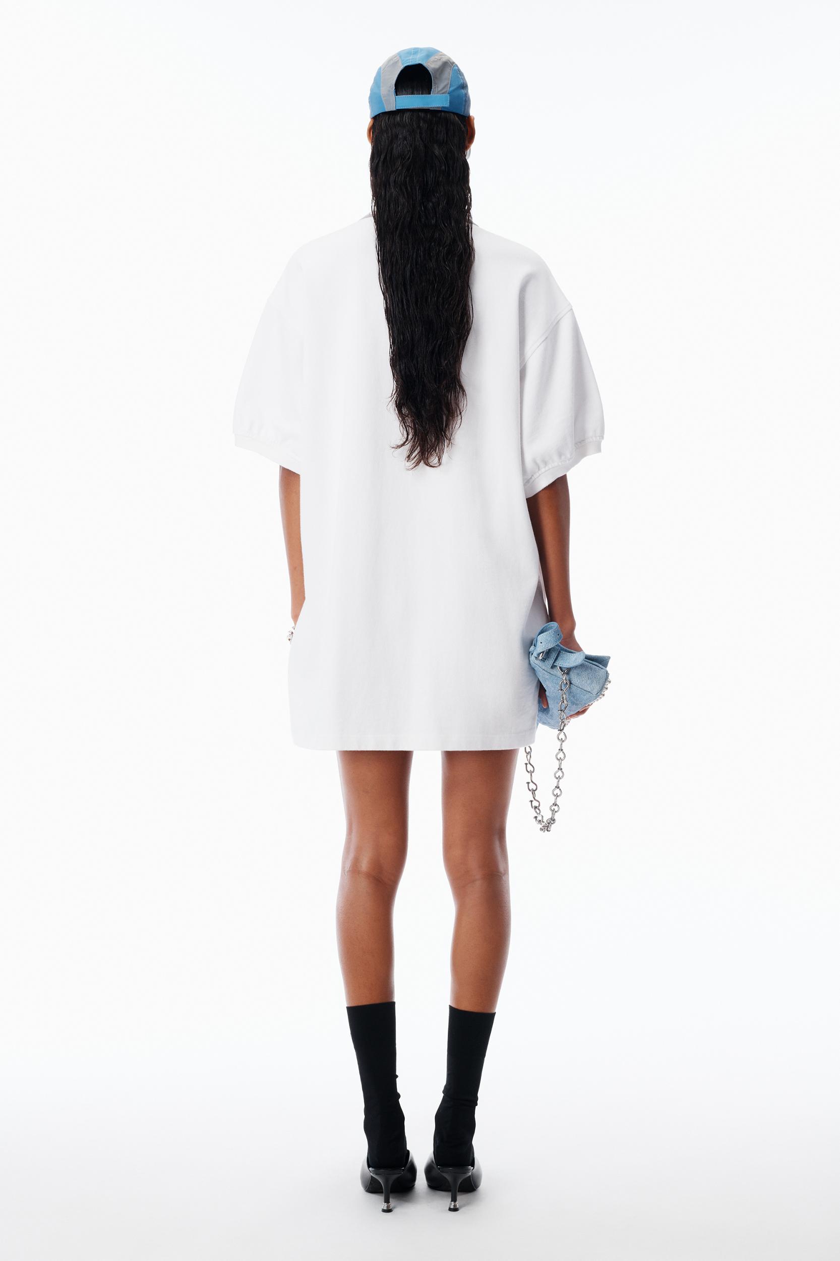 Relaxed Polo Cotton Minidress Product Image