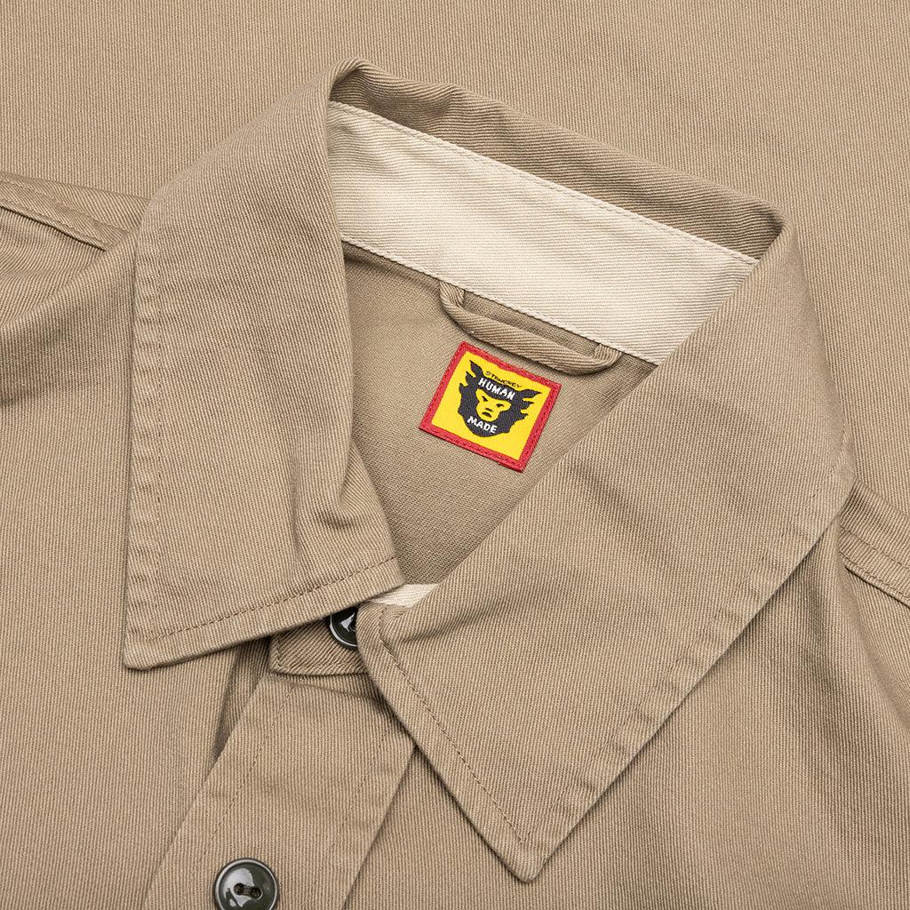 Crazy Work Shirt - Beige Male Product Image
