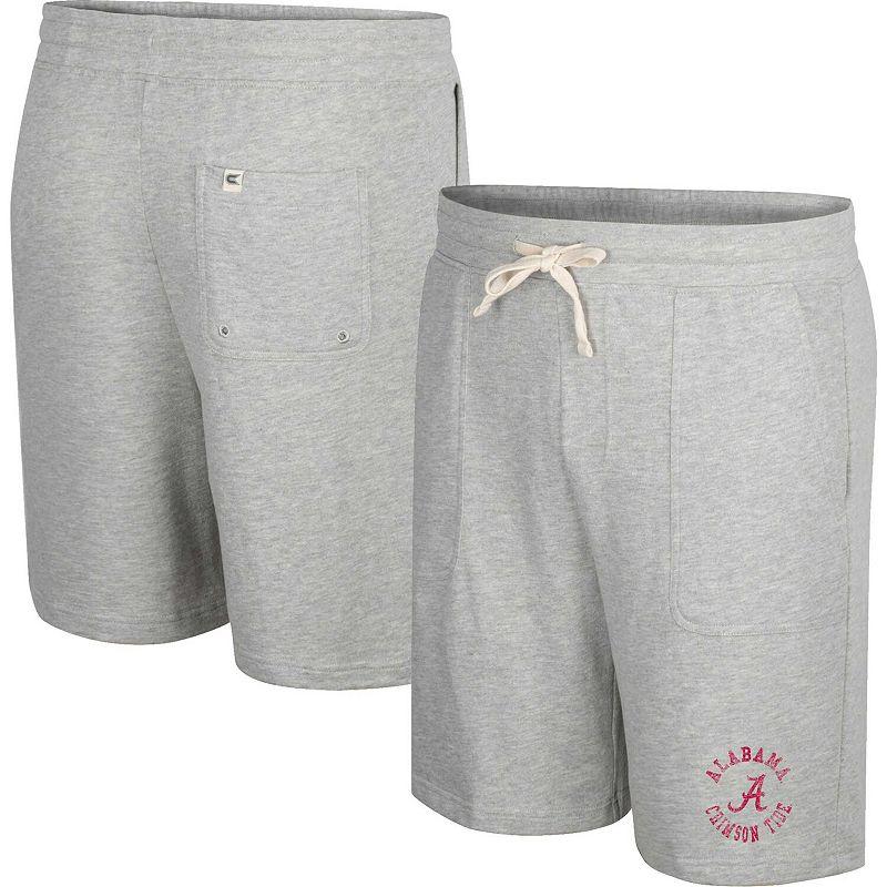 Men's Colosseum Heather Gray Clemson Tigers Love To Hear This Terry Shorts,  Product Image