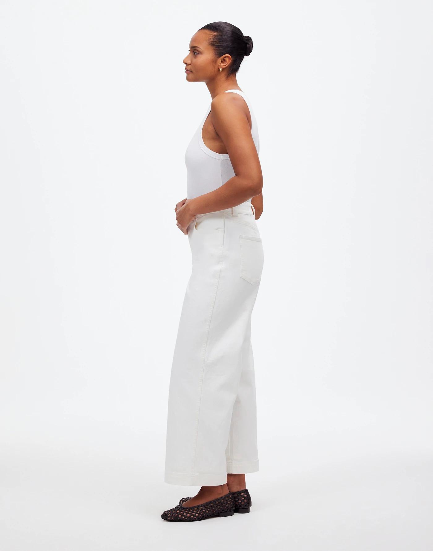 The Curvy Perfect Vintage Wide-Leg Crop Jean Product Image