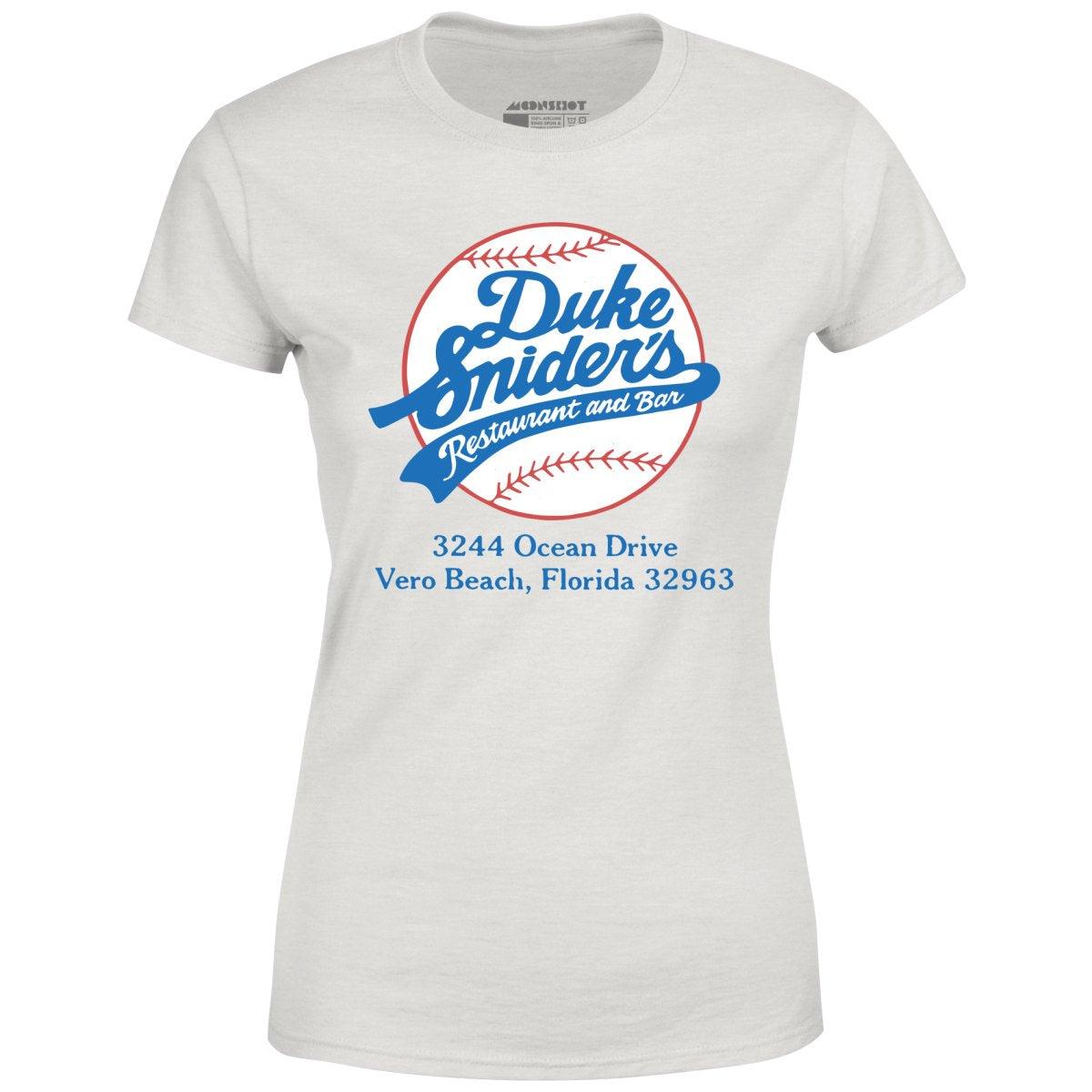 Duke Snider's - Vero Beach, FL - Vintage Restaurant - Women's T-Shirt Female Product Image