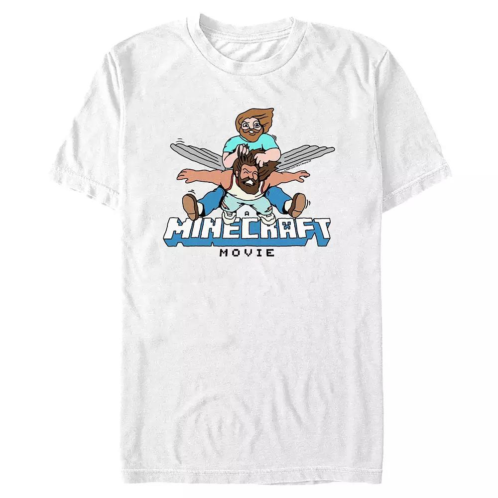 Big & Tall Minecraft Movie Heroes Flying Graphic Tee, Men's,  Product Image