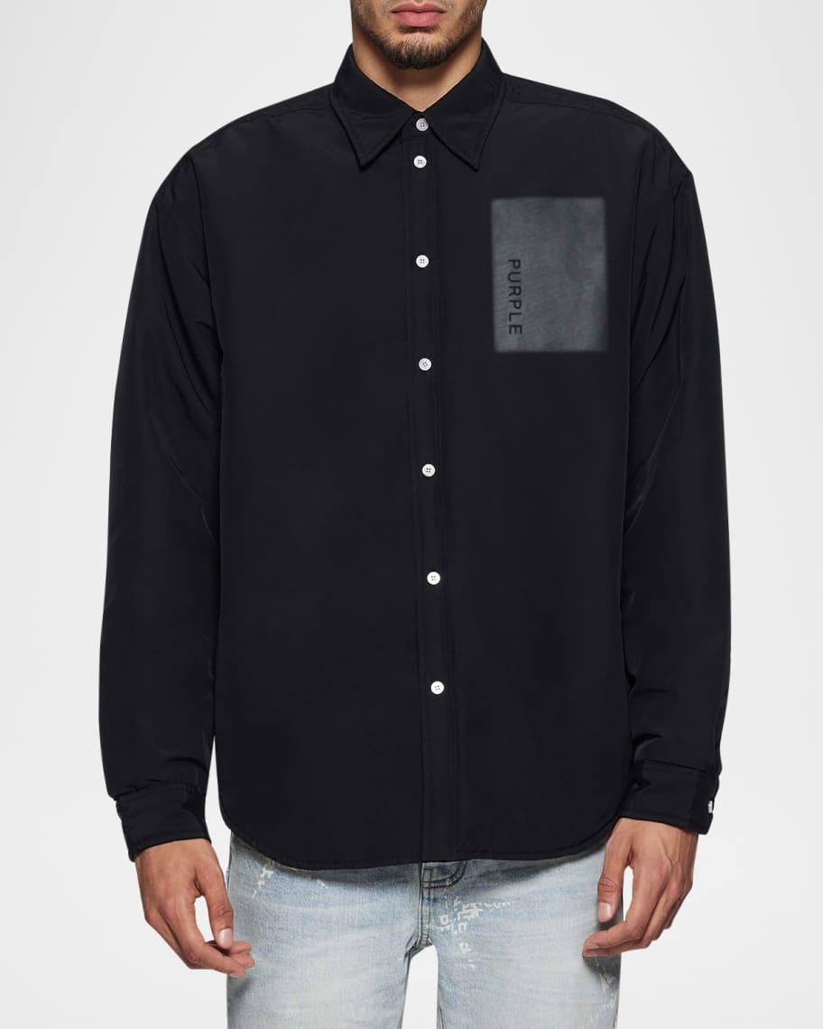 Men's Overshirt with Chest Patch Product Image