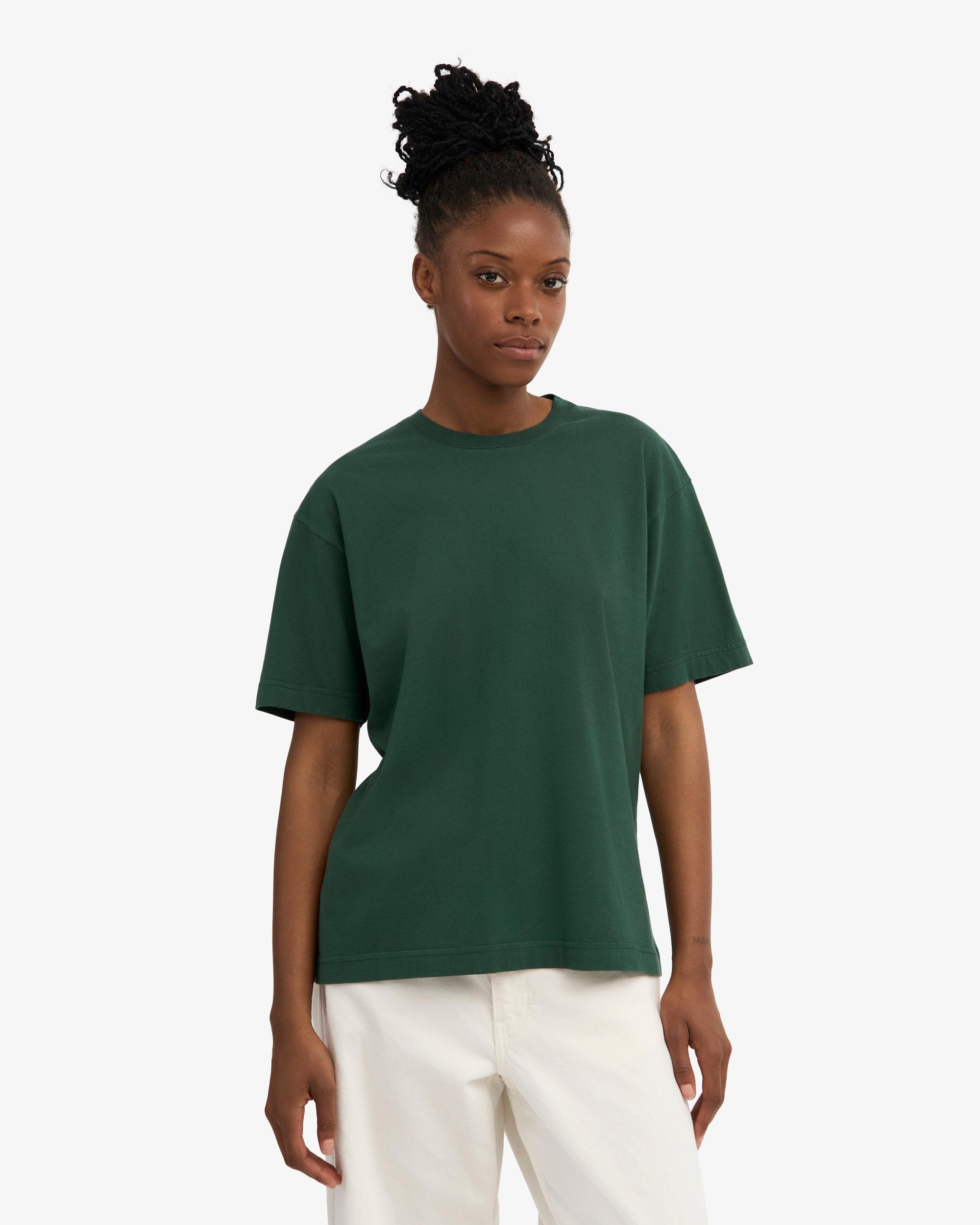 Oversized Organic T-Shirt - Cedar Brown Product Image