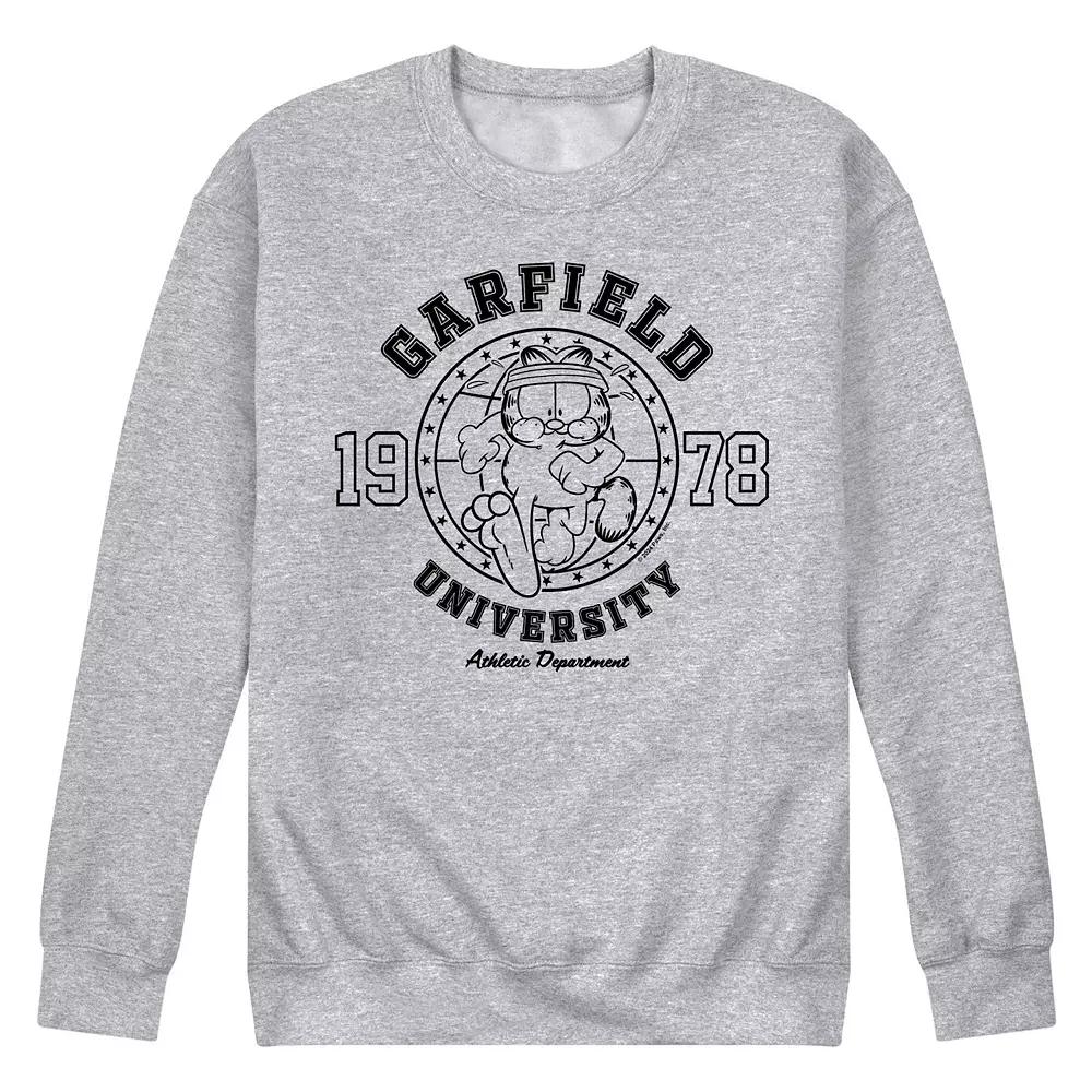 Men's Garfield Athletic Dept. Running Fleece Sweatshirt,  Product Image