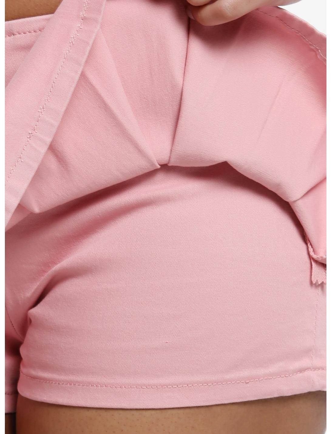 Dusty Rose Pleated Micro Skort Product Image