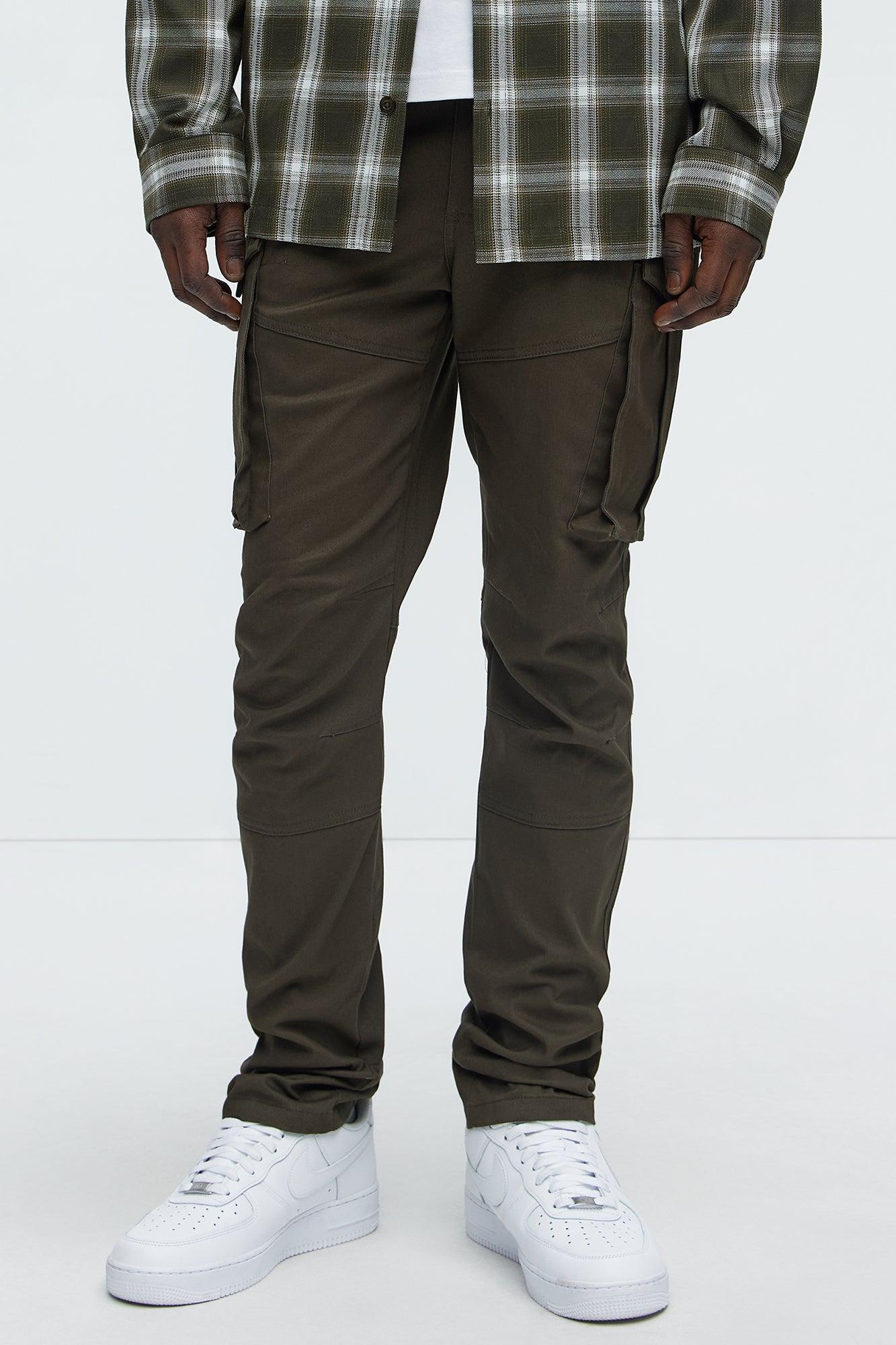 Summer Games Slim Cargo Pants - Olive Product Image