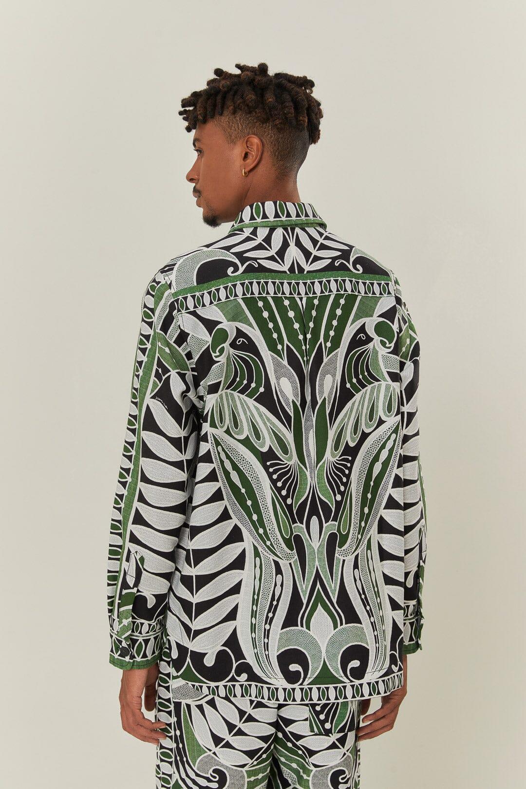 Black Lace Nature Shirt Product Image