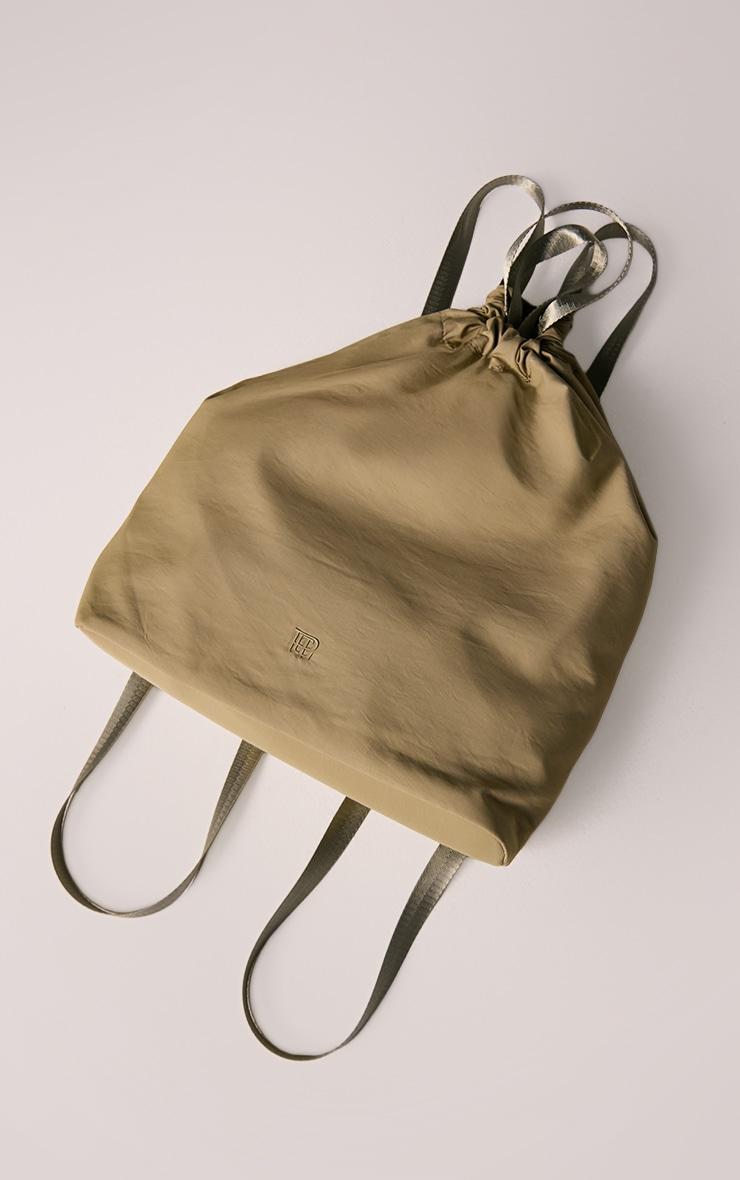 Sage Nylon Drawstring Bag  Product Image