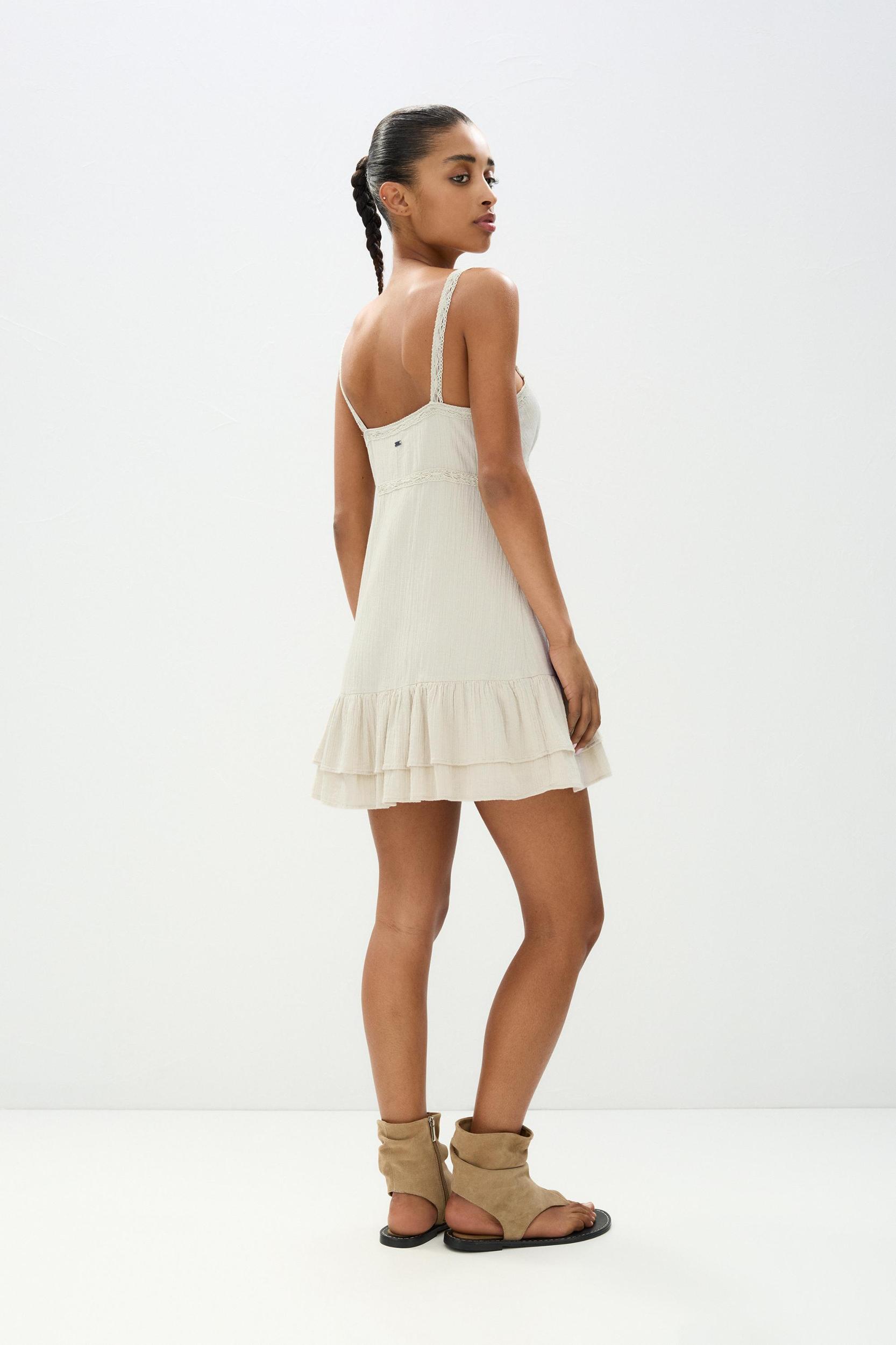 Short ruffle dress Product Image