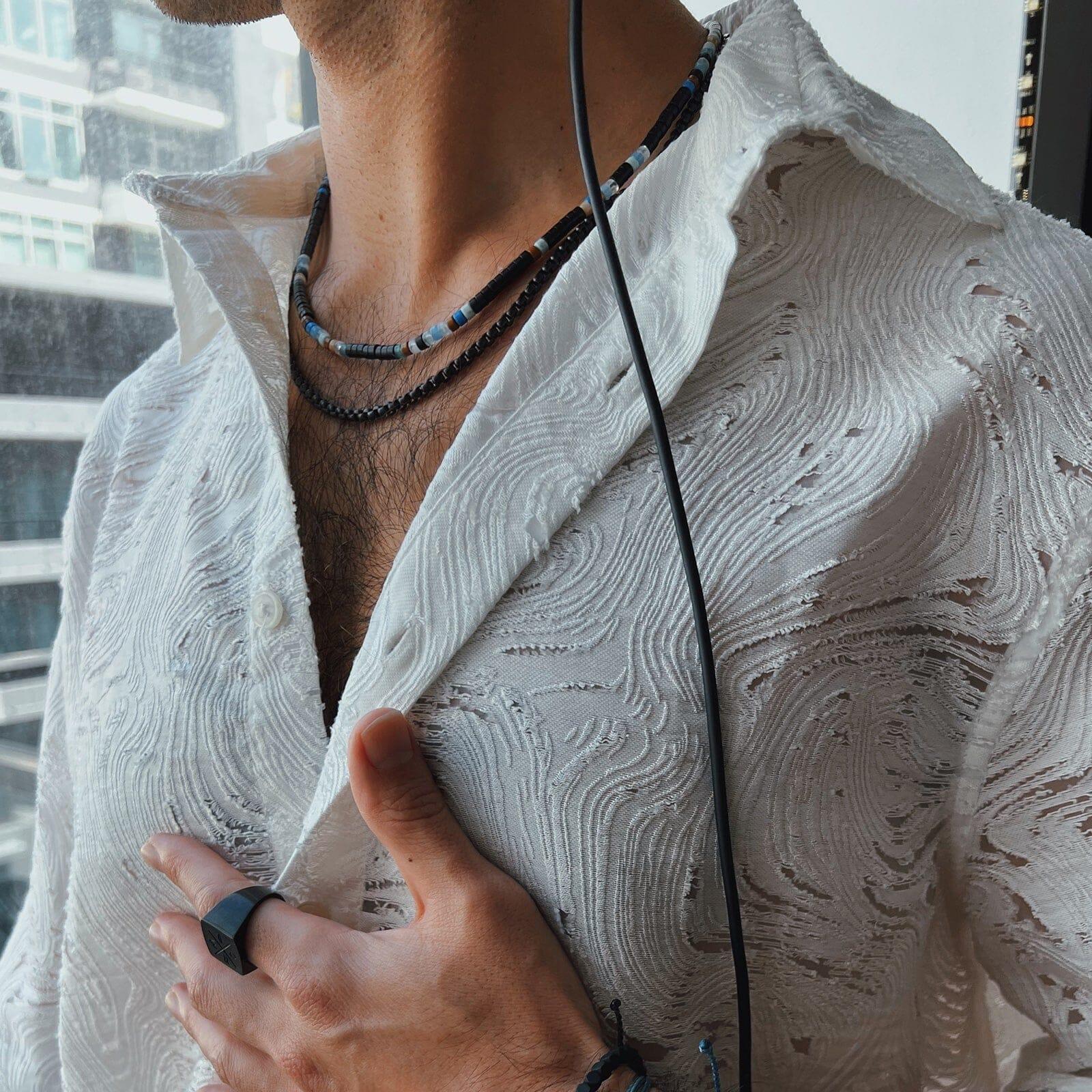 Men's Rolo Chain Necklace Male Product Image