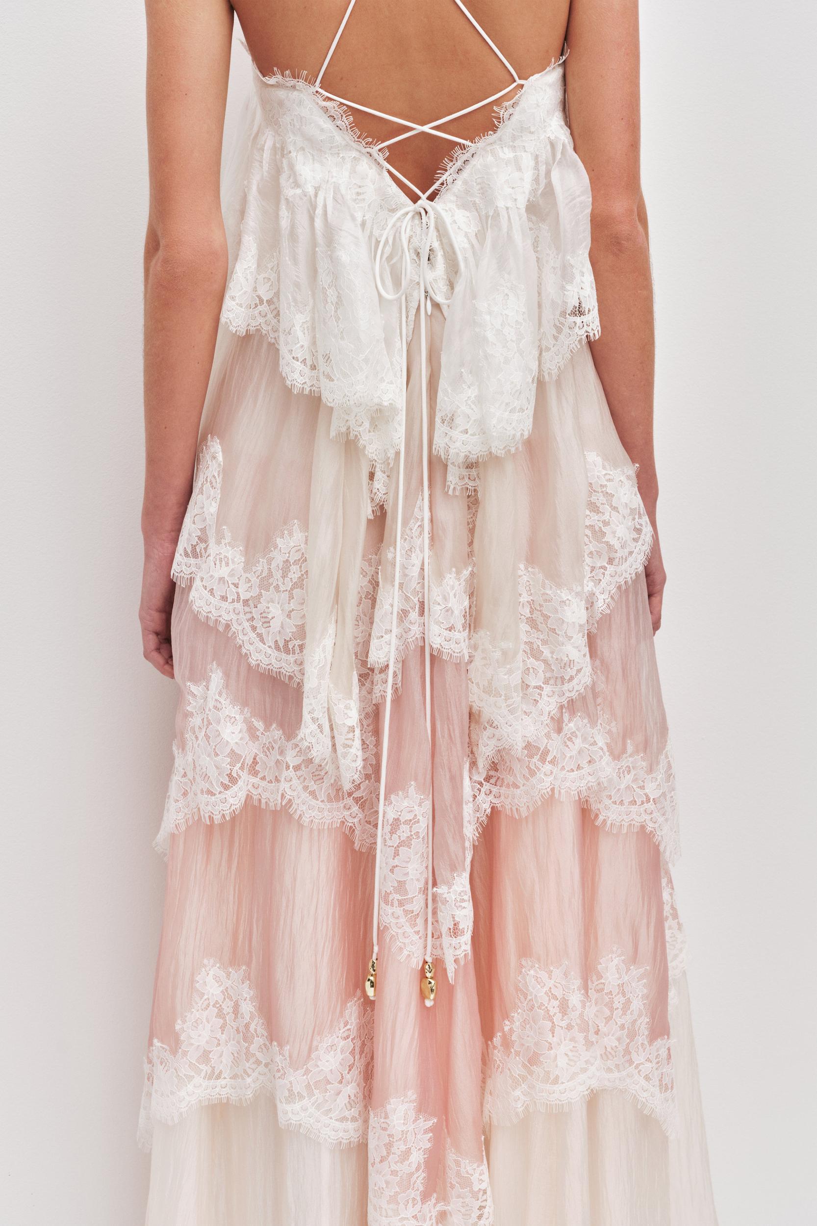 Ophelia Lace Gown-MULTI / 4 Product Image