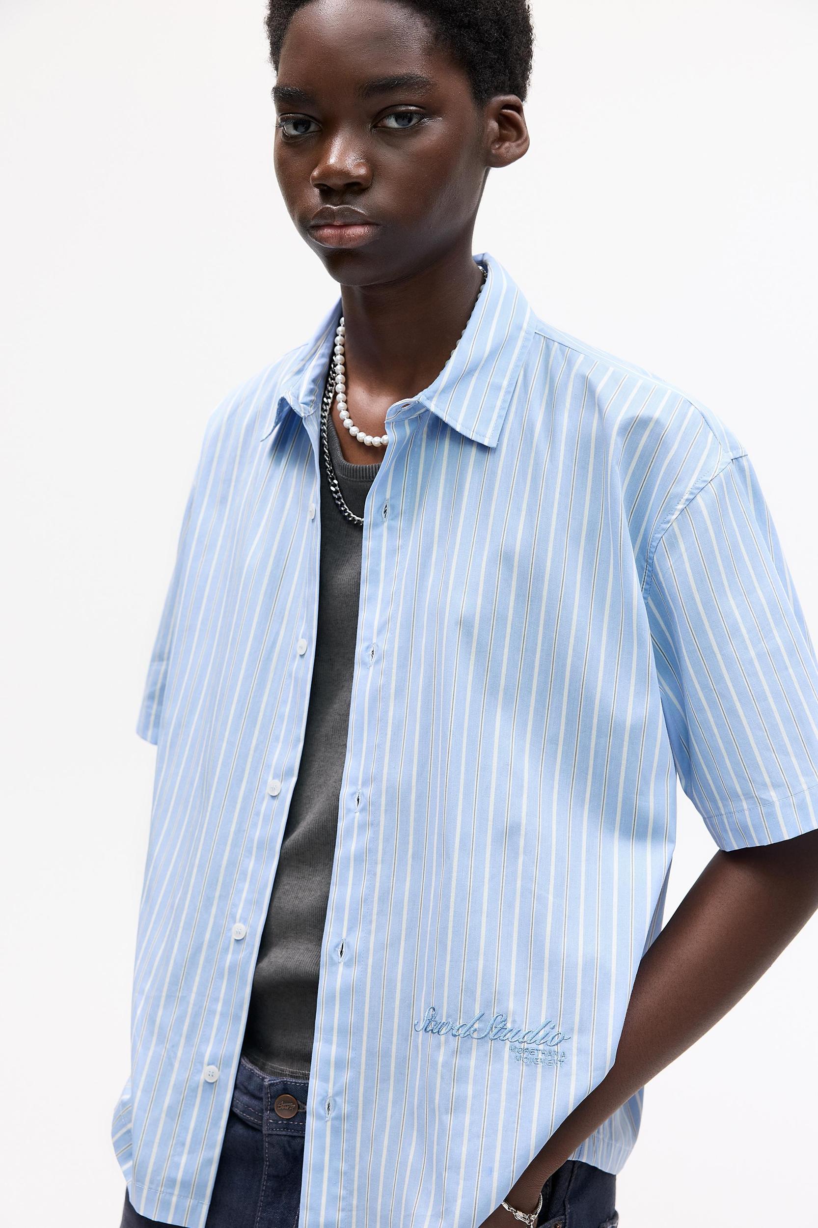 STWD striped short sleeve shirt Product Image