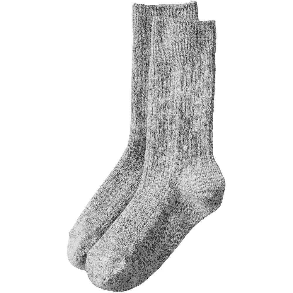 Women's Lands' End Marl Crew Camp Socks,  Product Image