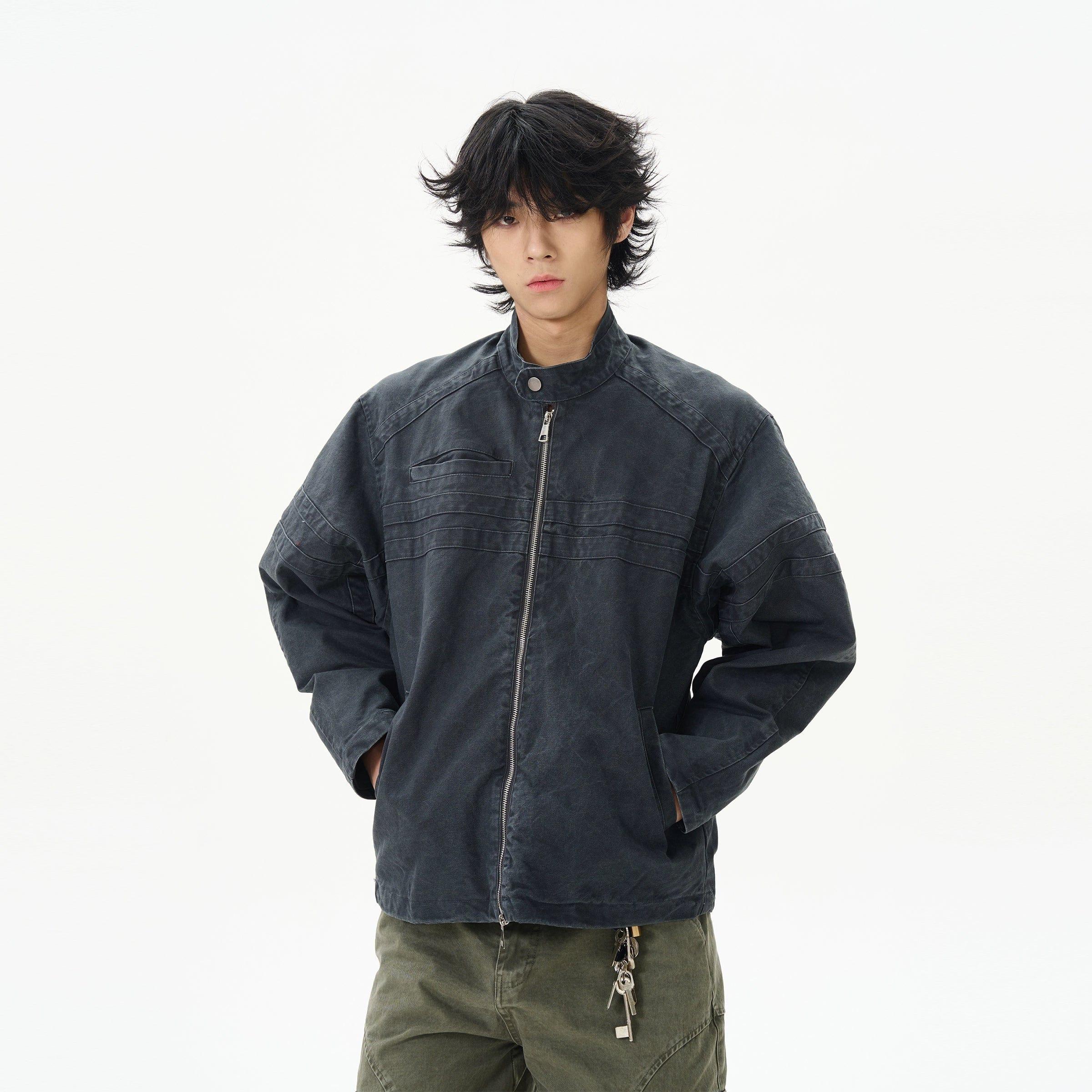 RT No. 12220 WORKWEAR ZIP-UP BIKER JK Product Image