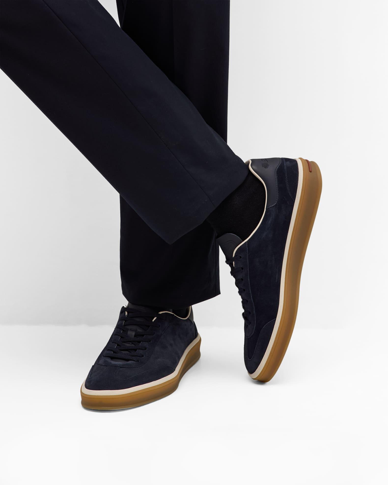 Men's Tennis Walk Suede Low-Top Sneakers Product Image