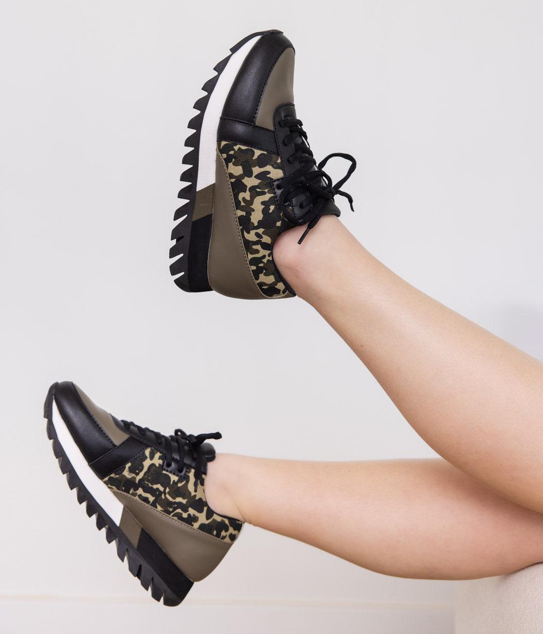 Geri Sneaker in Camo Product Image