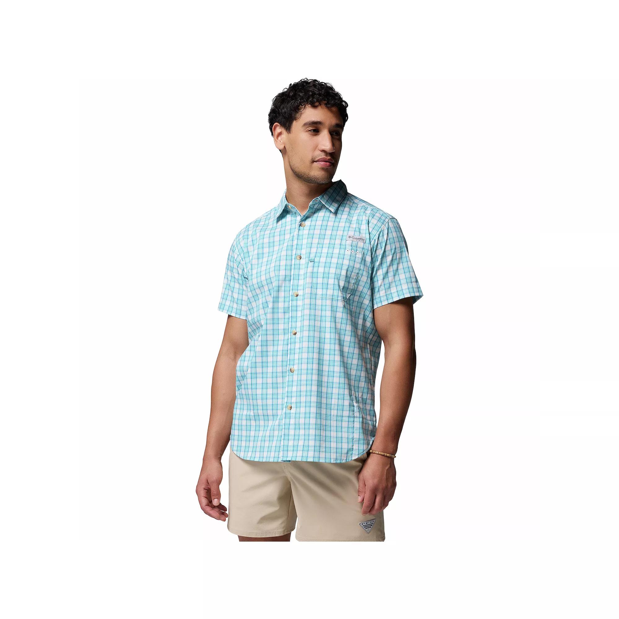 Men's Columbia Harbor Peak Short Sleeve Shirt,  Product Image