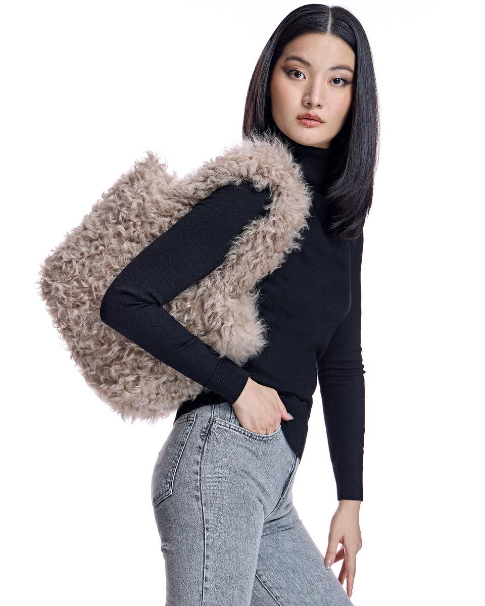 Shearling Lamb Handbag Product Image