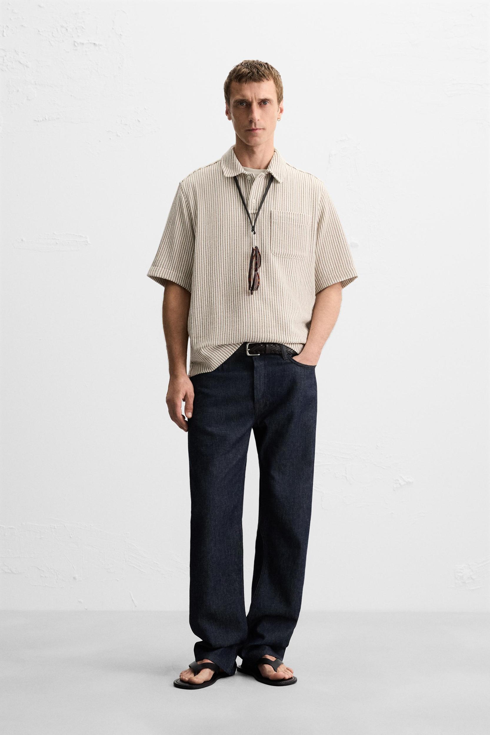 TEXTURED POLO SHIRT Product Image