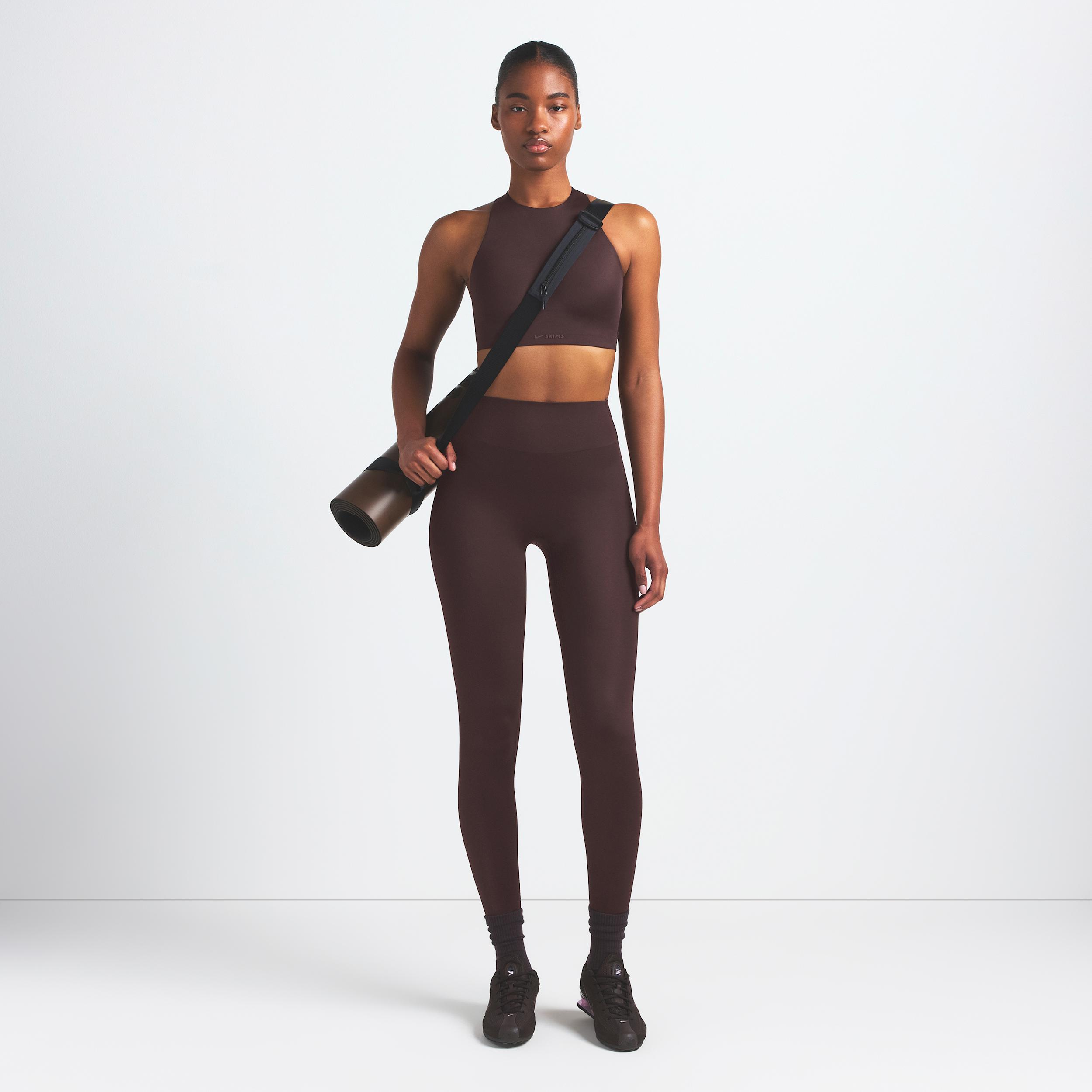 Nike Womens SKIMS Shine High-Neck Bra | BRSPT7004W-PHO Product Image