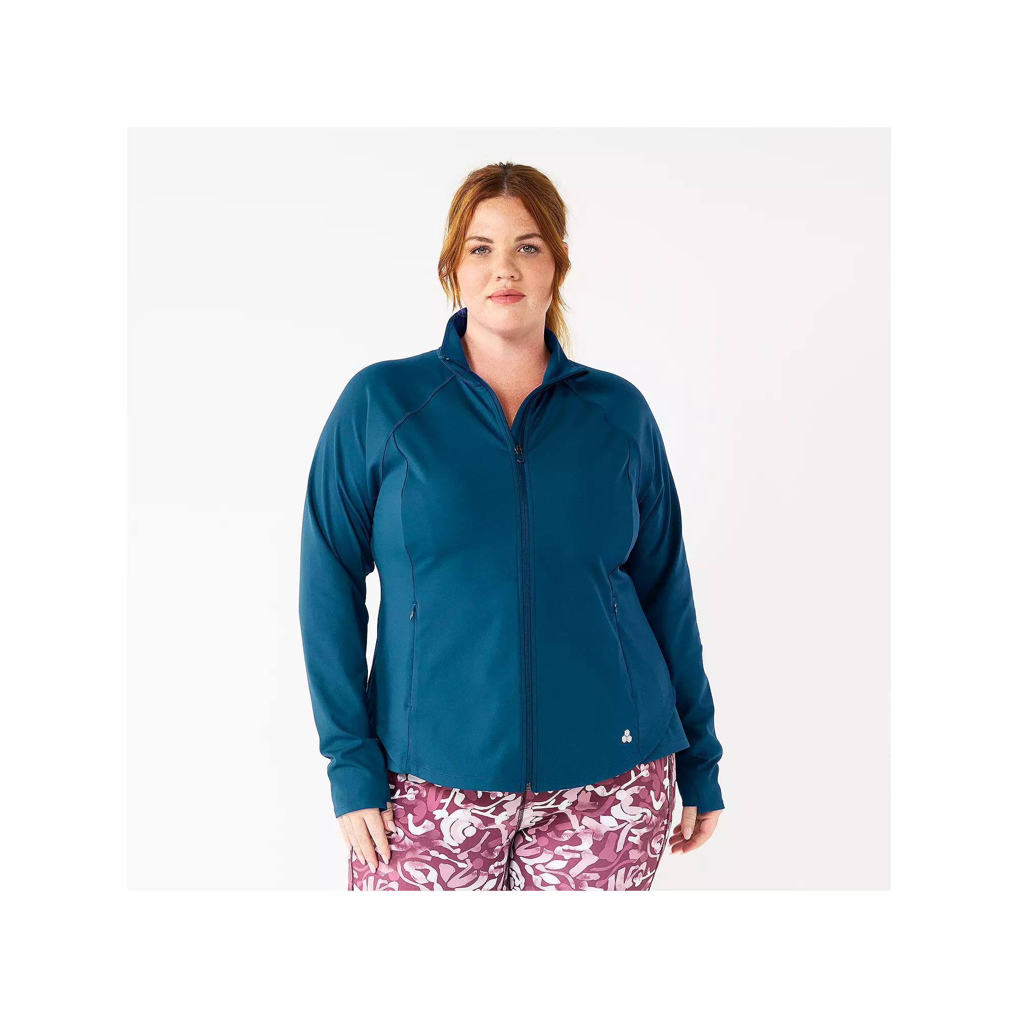 Plus Size Tek Gear® Ultrastretch Performance Jacket, Women's, Size: 4XL, Black Product Image