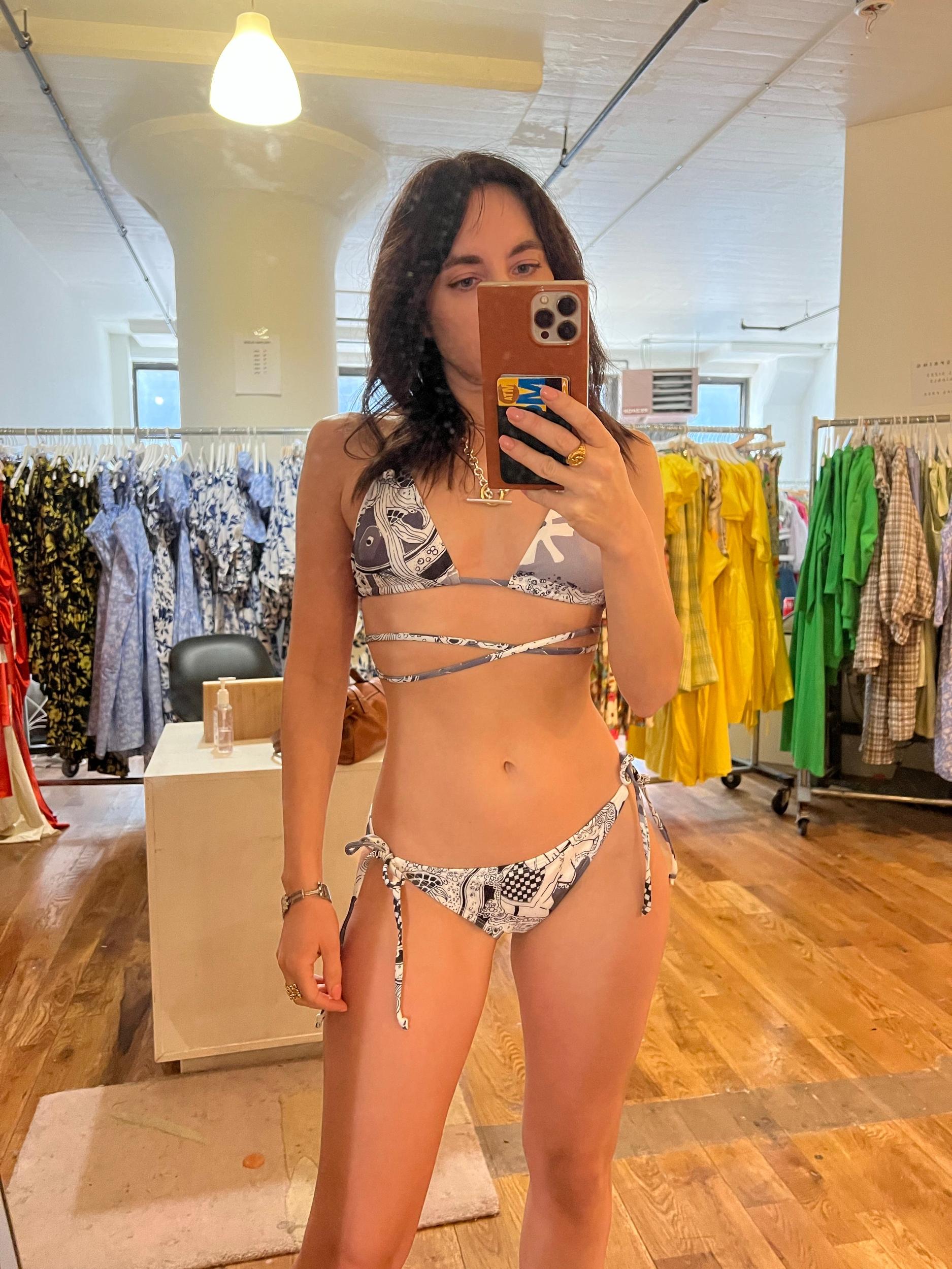 String Bikini Top - Graphic Parade Product Image