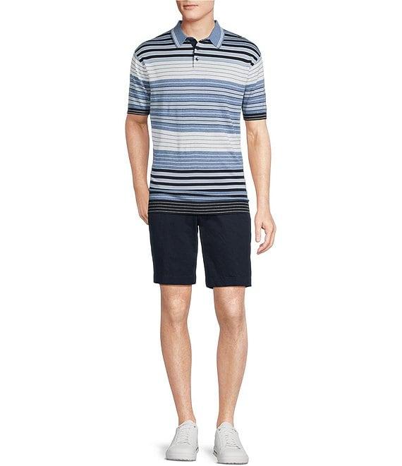 Cremieux Blue Label St. Tropez Collection Solid Short Sleeve Polo Sweater Product Image