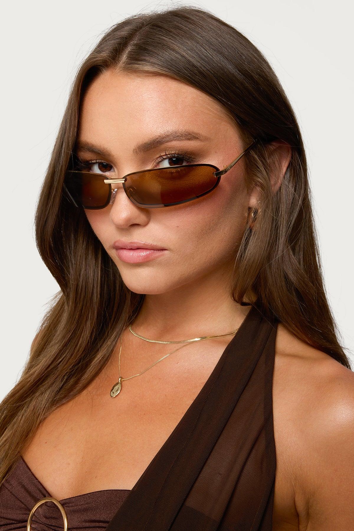 Golden Era Oval Sunglasses Product Image