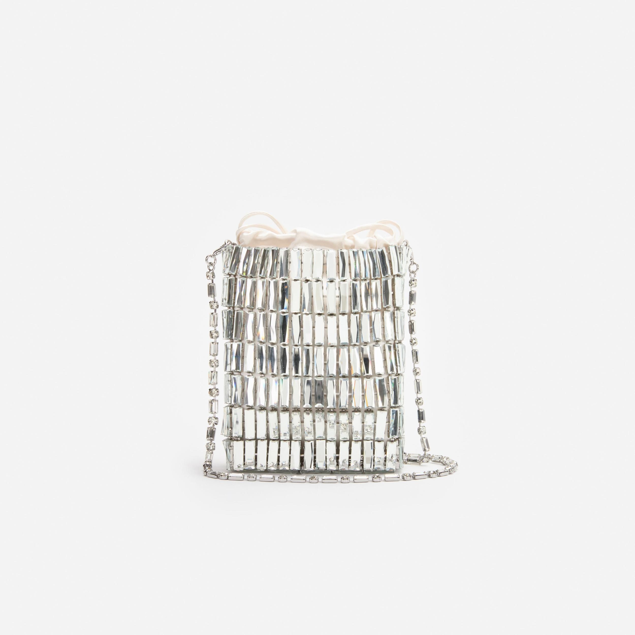 Silver Crystal Mini Bag Product Image