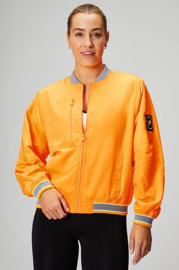Satin Bomber Jacket Product Image