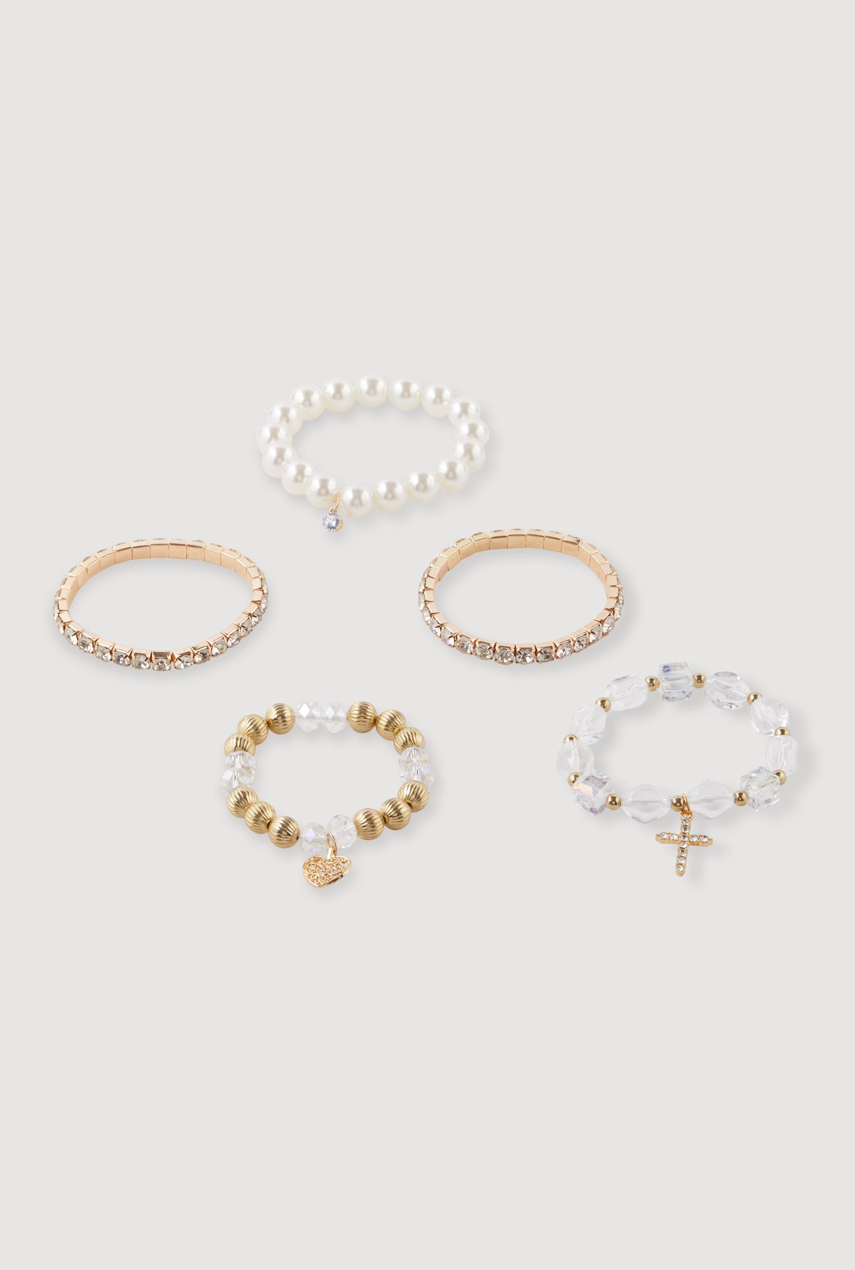 Cross Layered Necklace with Hoop Earring Trio Unisex Product Image