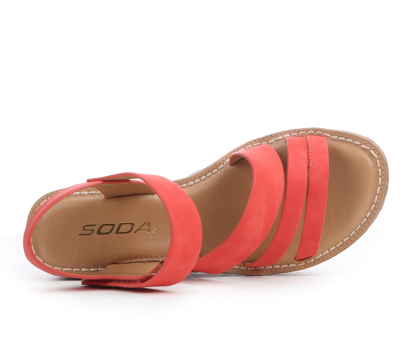 Women's Soda Sheet-S Wedge Sandals Product Image