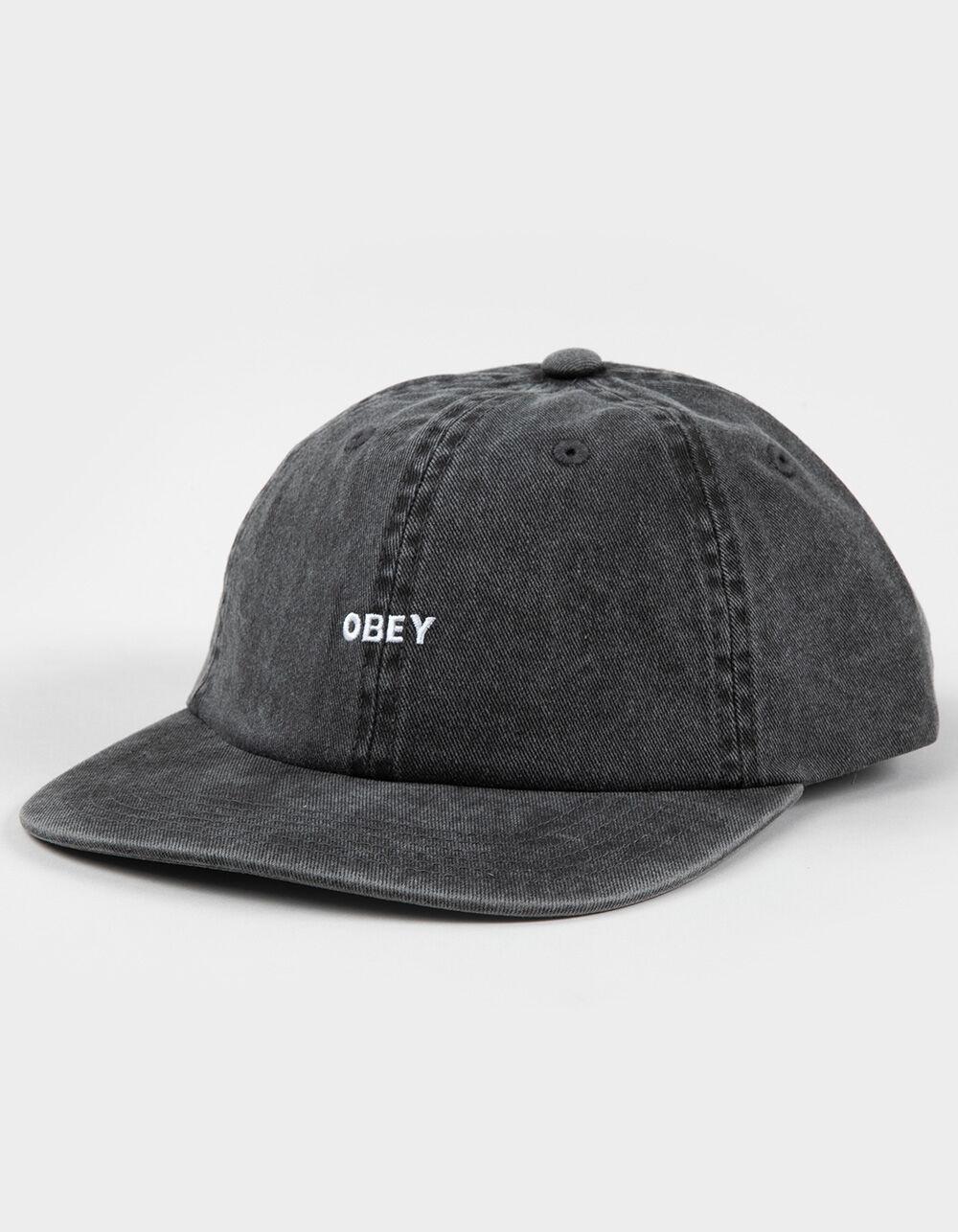 OBEY Pigment Bold 6 Panel Strapback Hat - LT GREEN Product Image