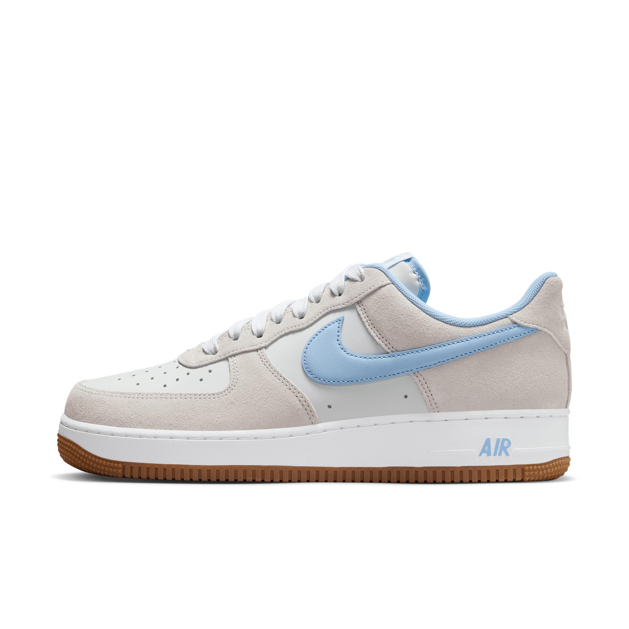 Nike Mens Air Force 1 07 Casual Shoes in White/Midnight Navy Product Image