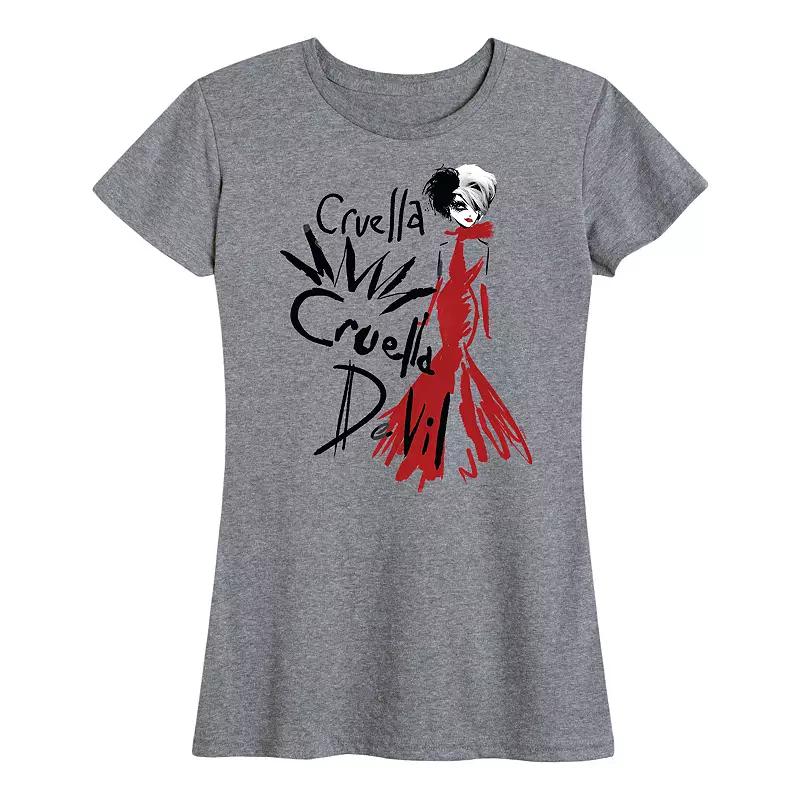Disney's Cruella Women's De Vil Graphic Tee,  Product Image