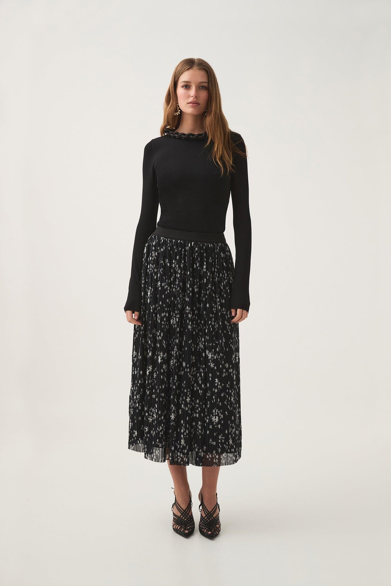 Starflower Midi Skirt Product Image