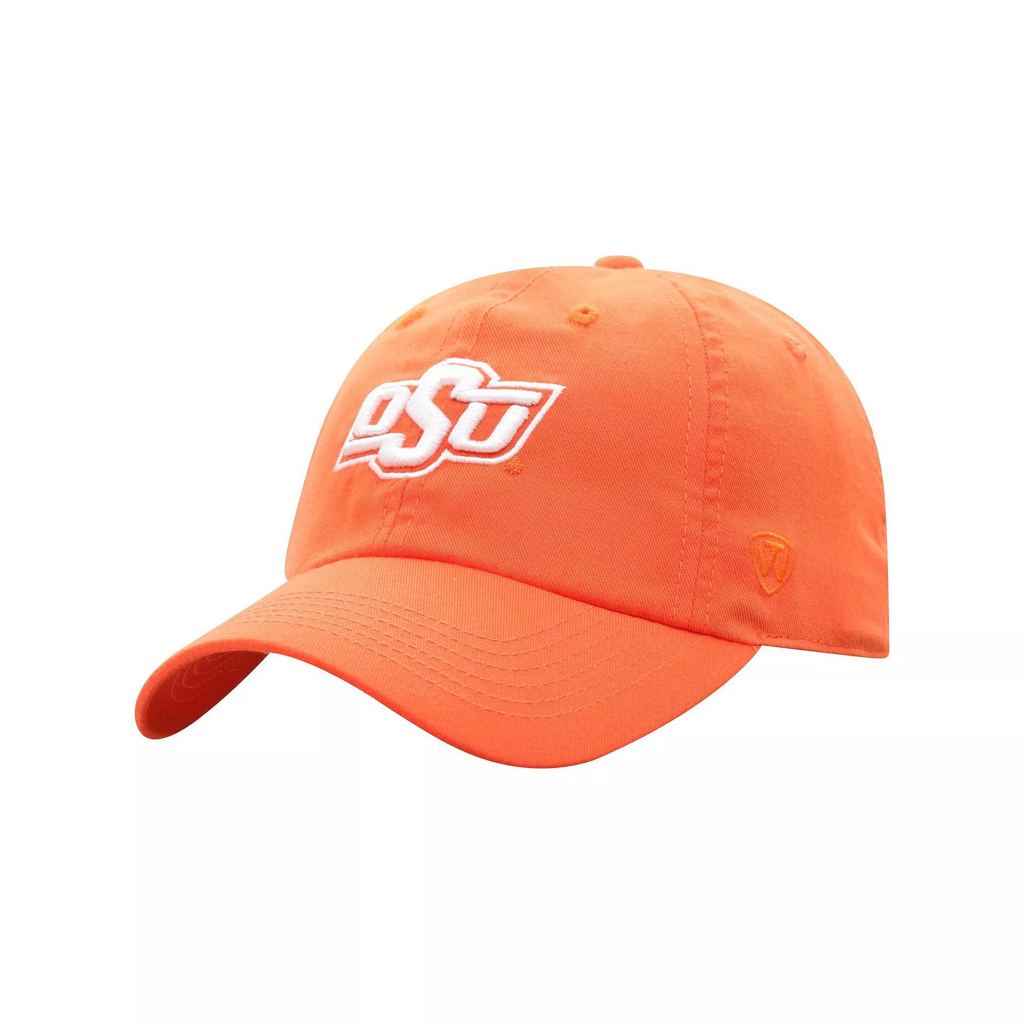Men's Top of the World Orange Oklahoma State Cowboys Staple Adjustable Hat Product Image