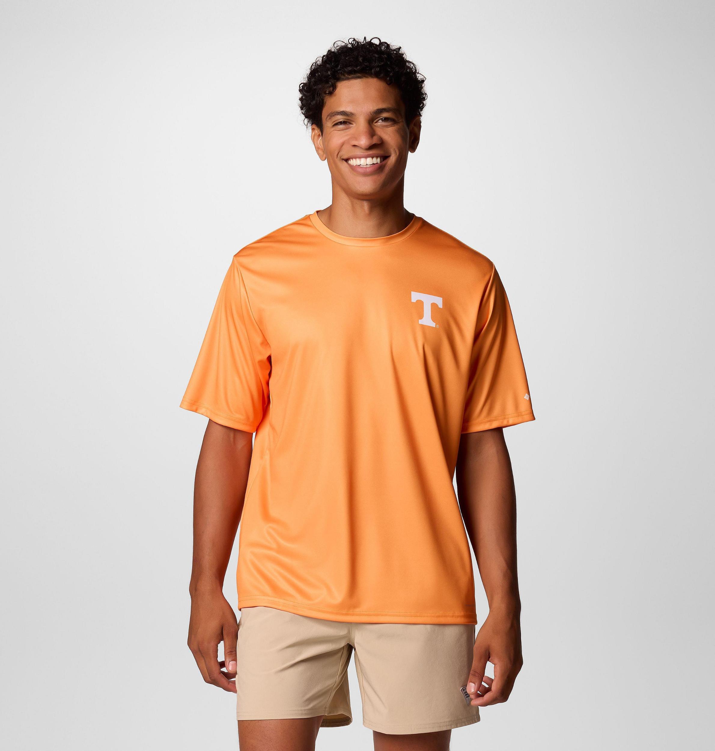 Columbia Mens Collegiate PFG Terminal Tackle Short Sleeve Shirt - Tennessee- Product Image