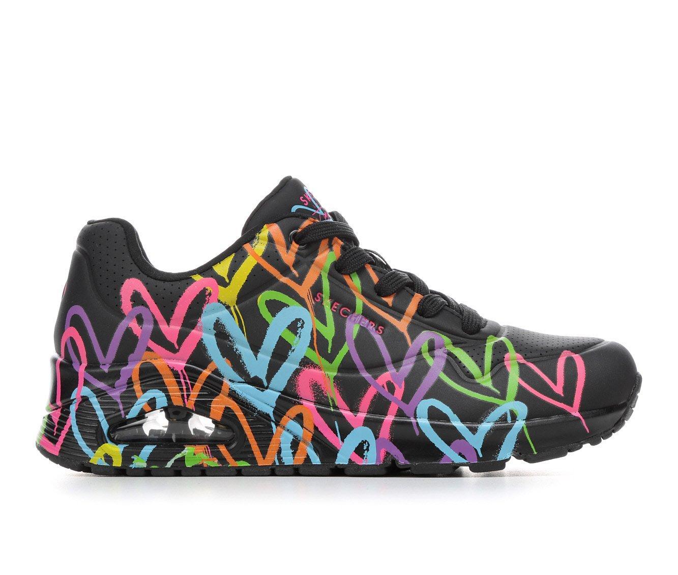 Women's Skechers Street Uno Highlight Love 177981 Wedge Sneakers Product Image