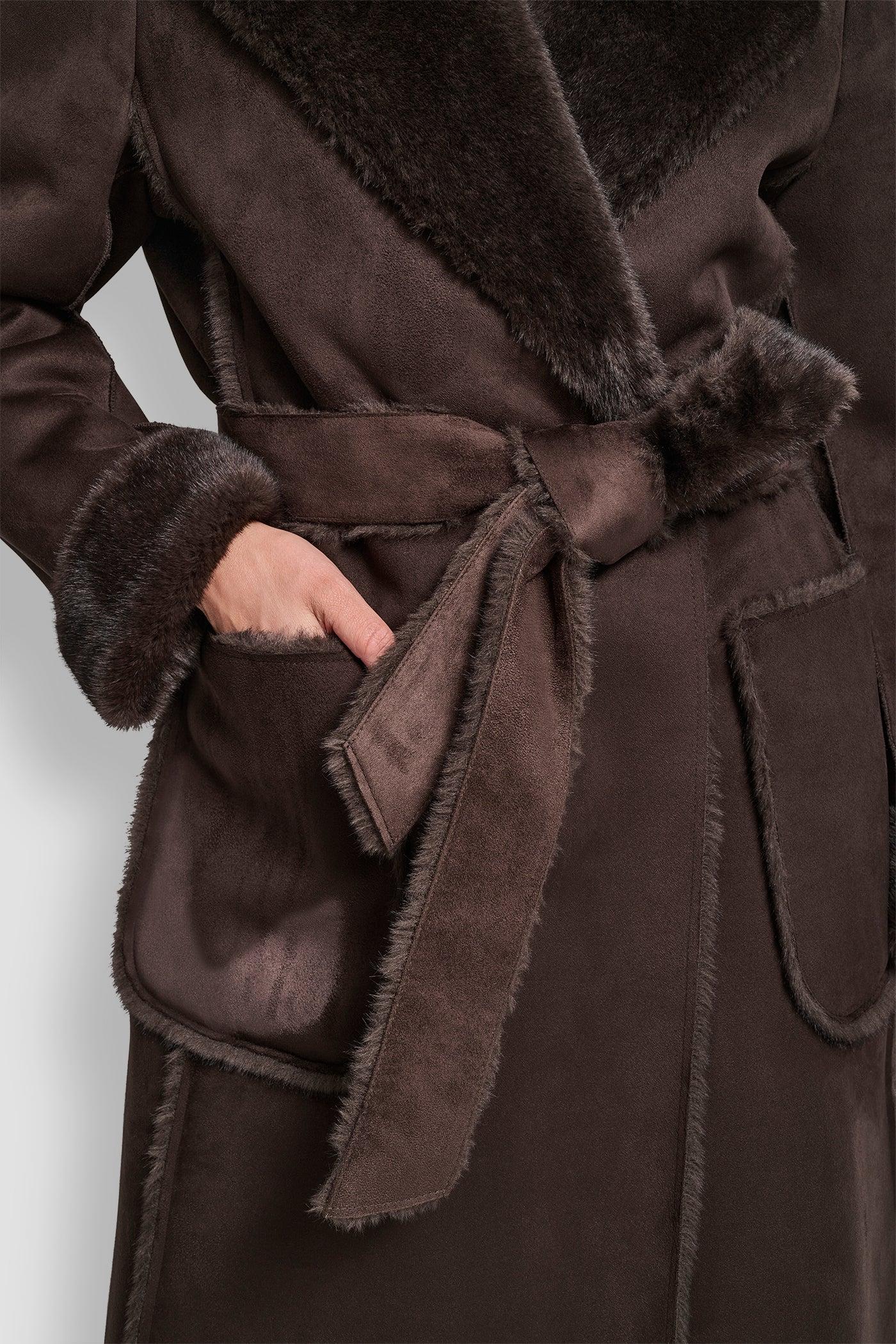 BELTED FAUX SHERLING Product Image