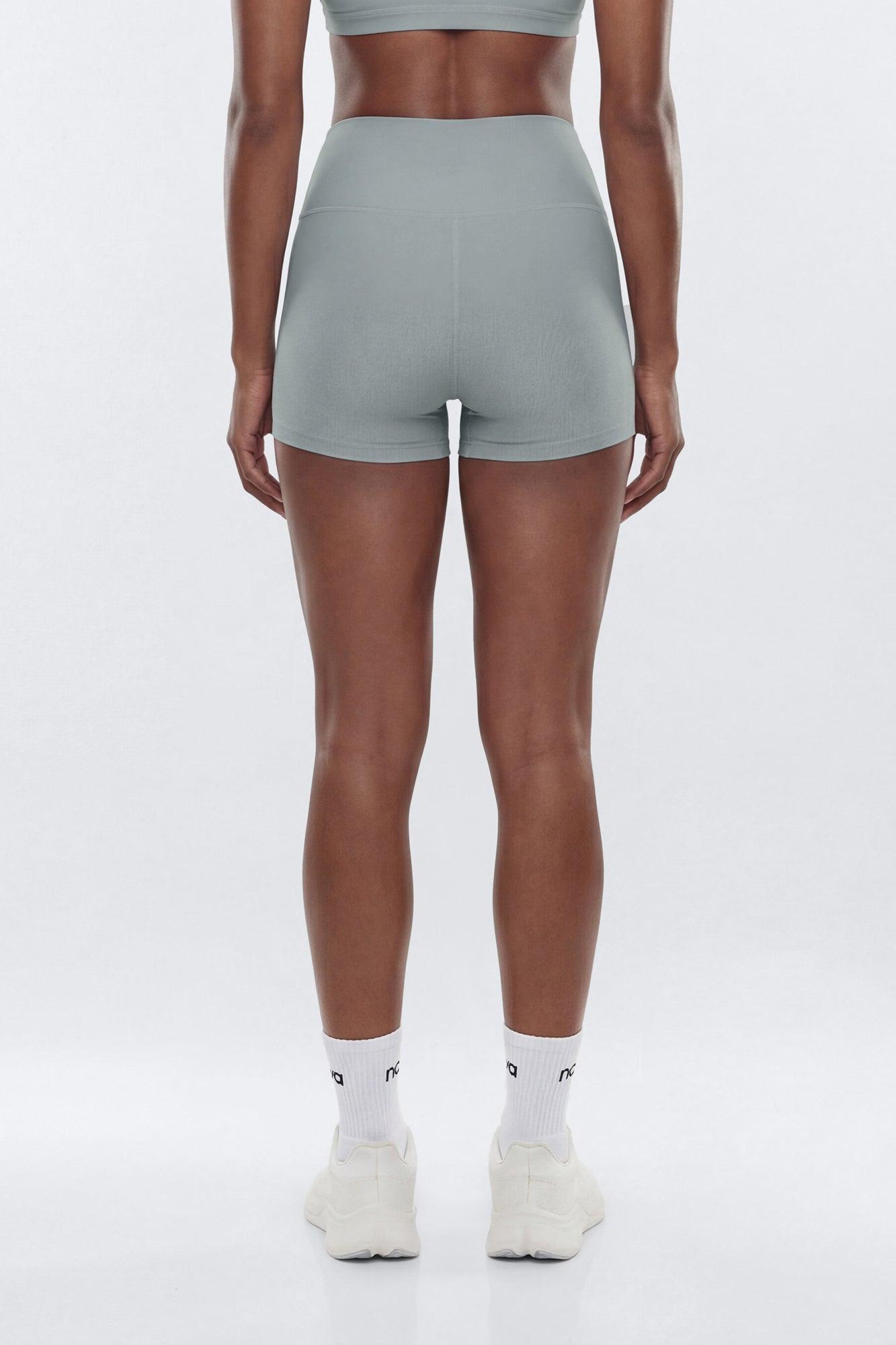 AirSculpt™ 3″ Mid Rise Biker Short - Steel Female Product Image