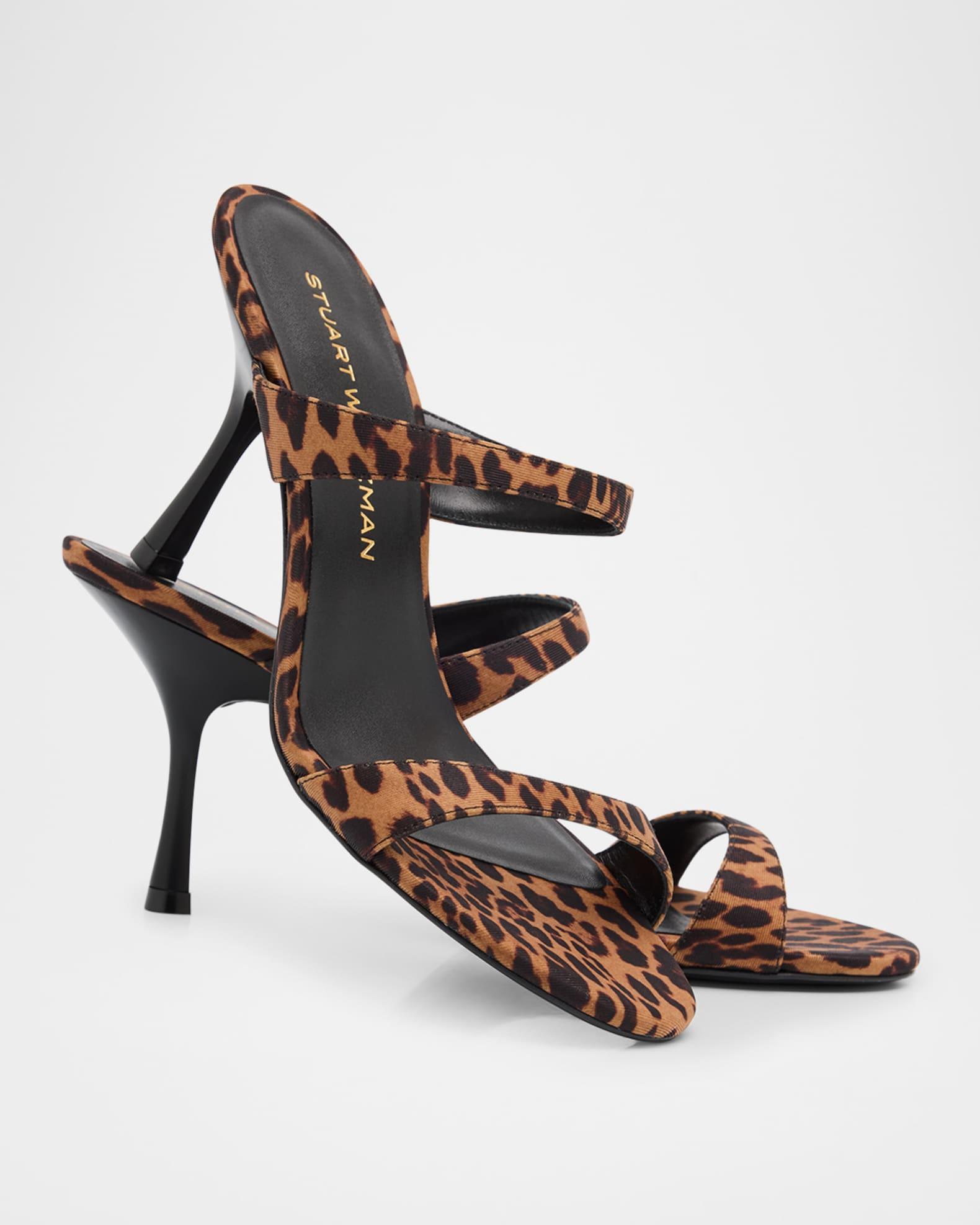 Nudist Leopard Dual-Band Slide Sandals Product Image