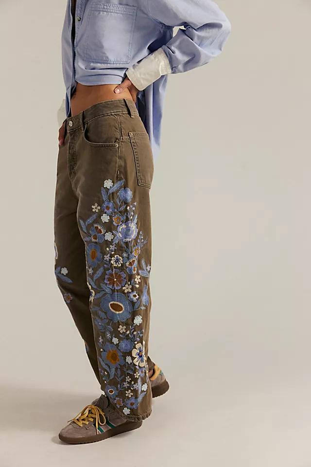 We The Free Willow Floral Embroidered Jeans Product Image
