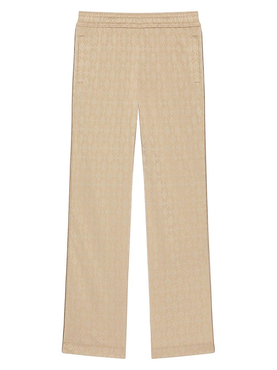 Mens Jogger Pants in Shiny Monogram 72 Jacquard Product Image